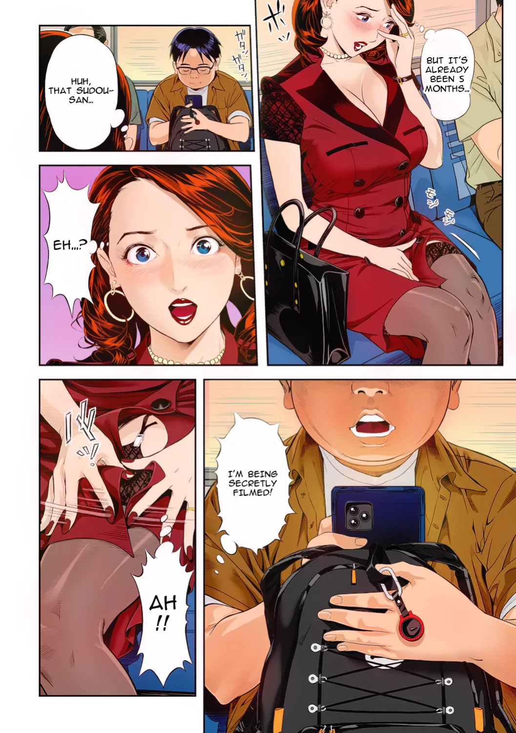 [Hara Shigeyuki] Moteki na Oku-sama (Web Comic Toutetsu Vol. 94) [Colorized]