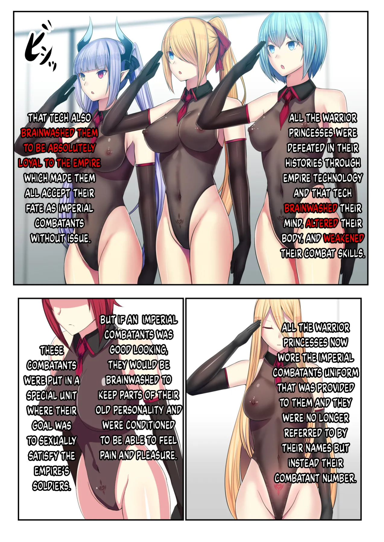 [Mousou Caution (Daiaru)] Senki Bad End Gaiden Sennou Haiboku shita Heroine no Matsuro-