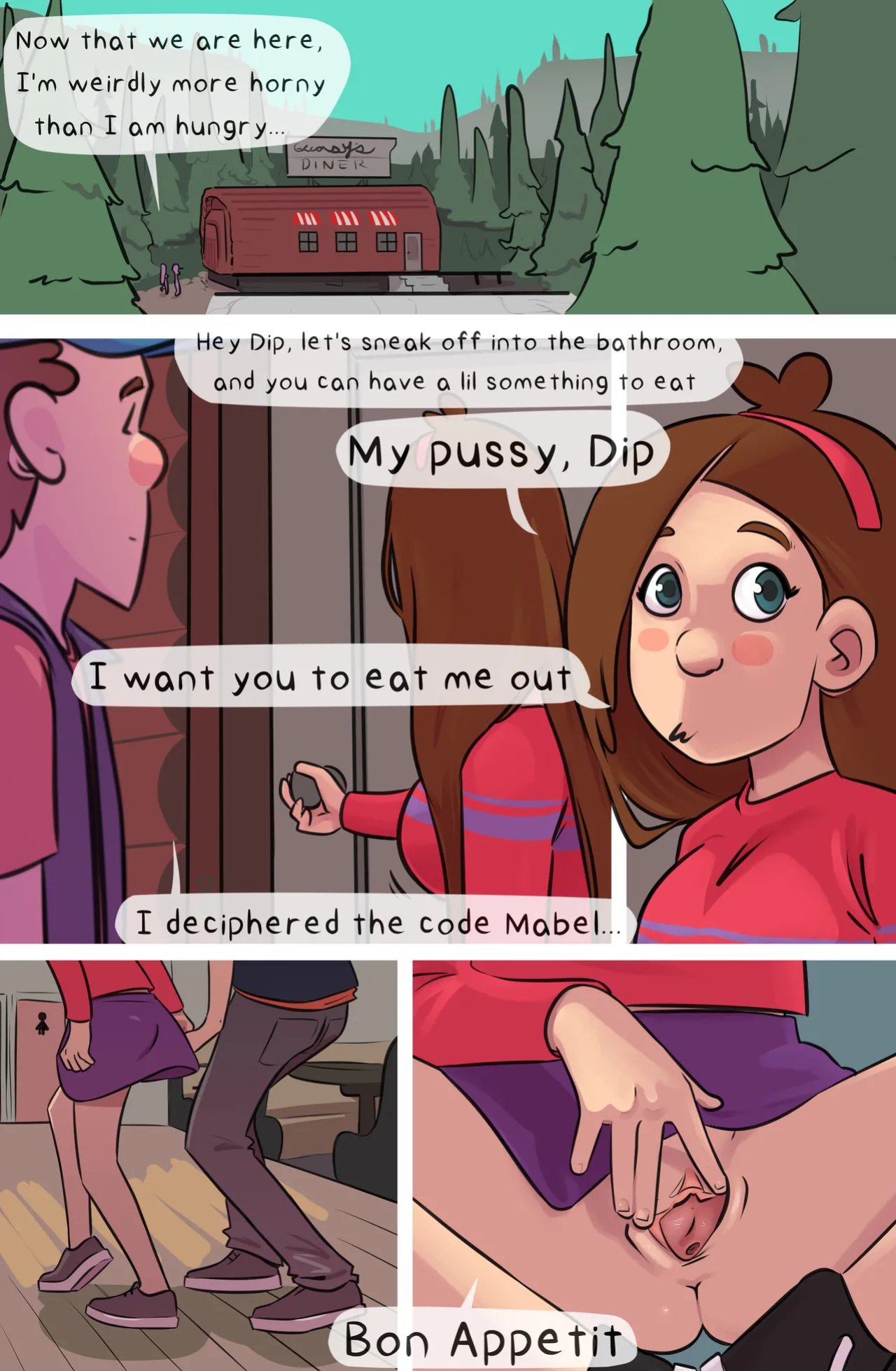 Gravity Falls Porn Parody Ch. 4 (Yellowgerbil)