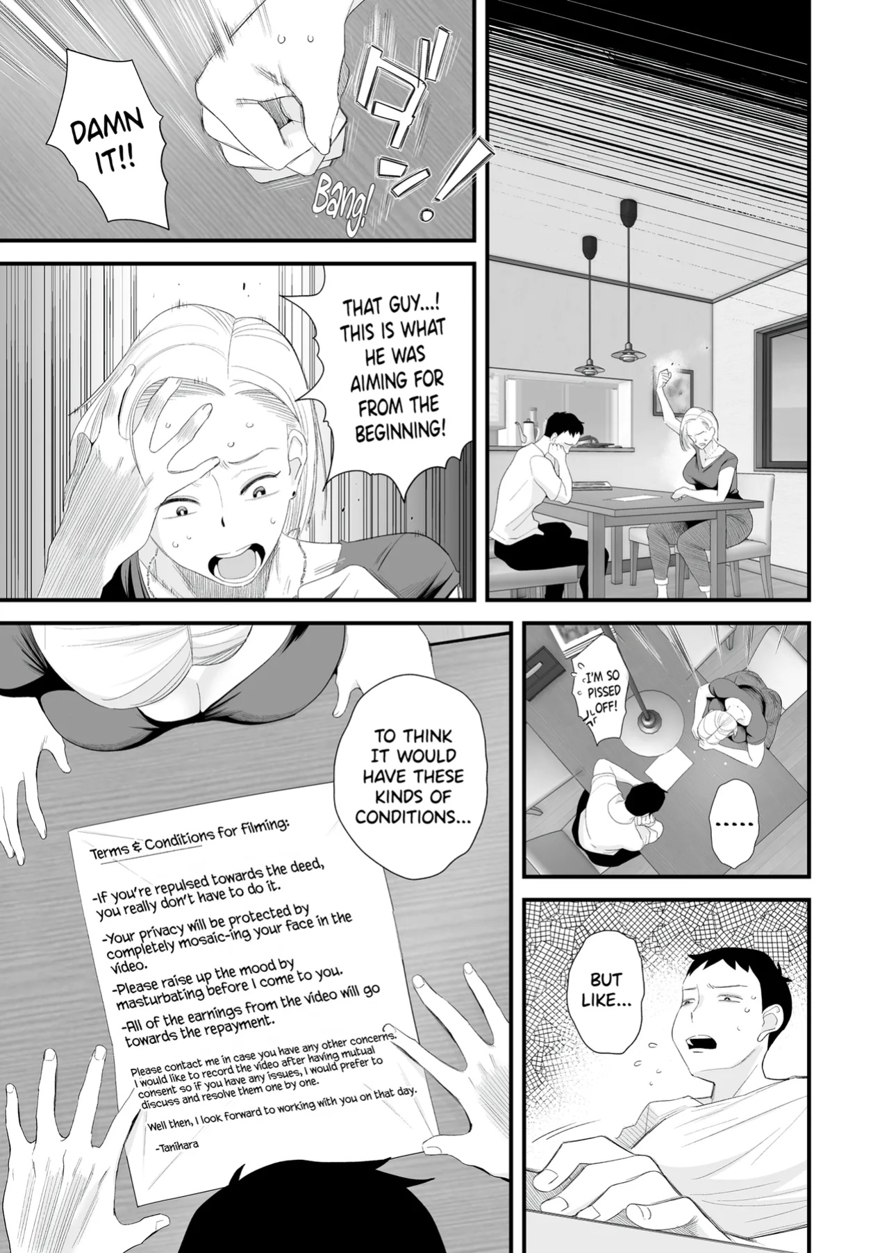 [Haitoku Sensei] Tsuma ni Mosaic ~Aisuru Tsuma no NTR Douga ni Mosaic Shori Saserareru Ore~ [CarlJPTL]
