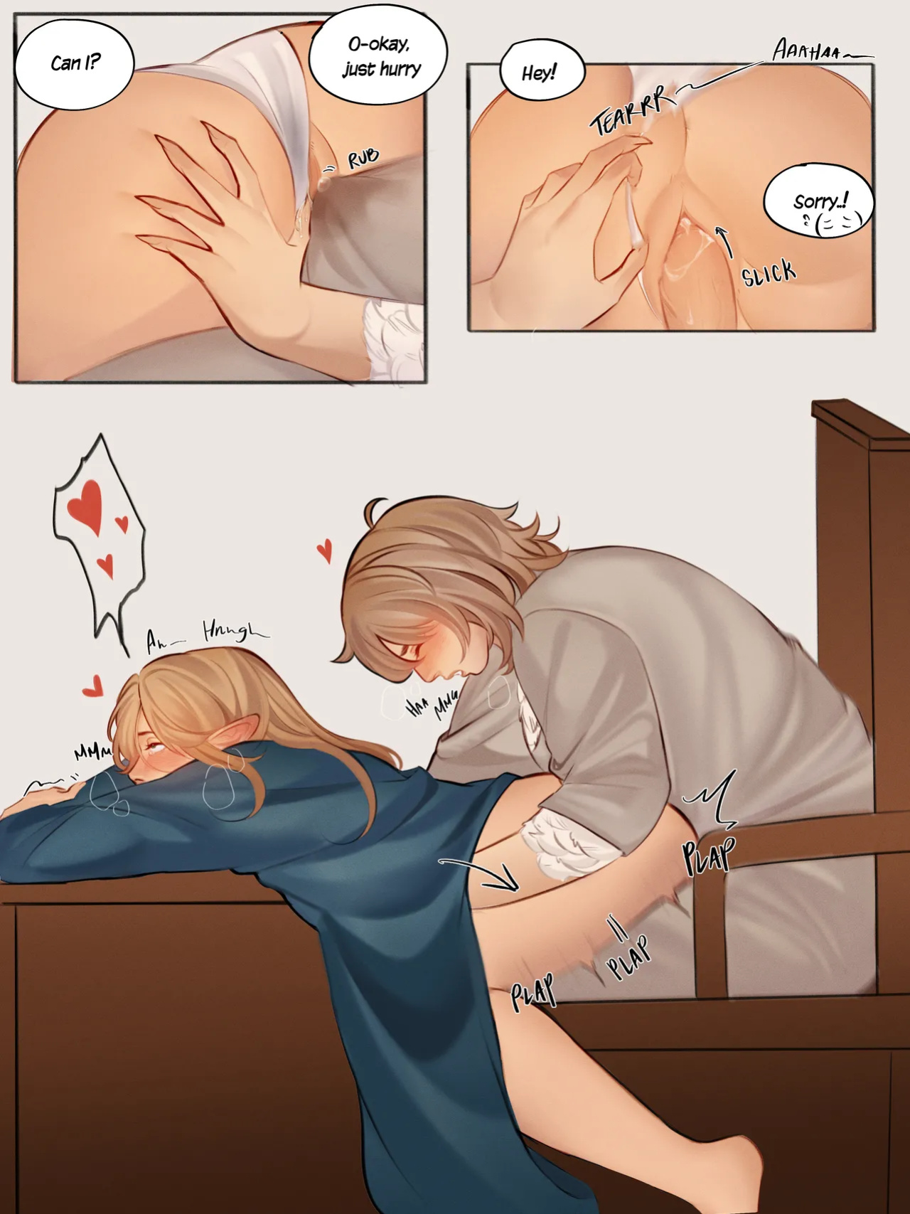 [Lesbeanlatte] I wanna suck on her fat tiddies (Delicious in Dungeon)