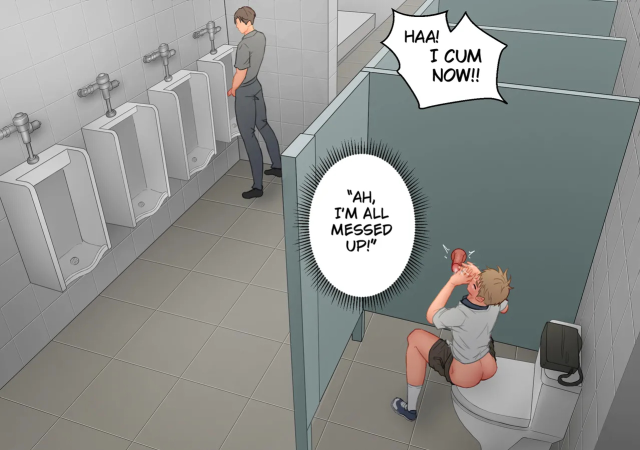 [Uoojun][Yaoi Short Comics][Public Toilet]