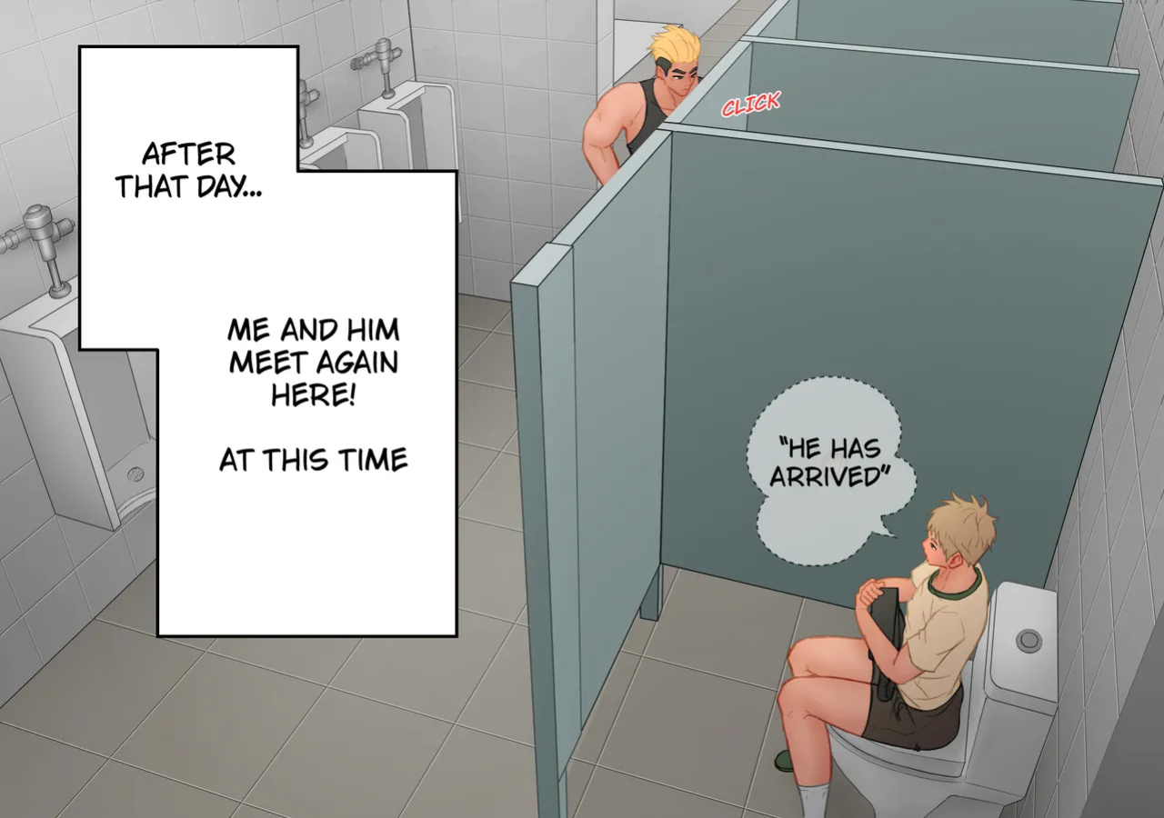 [Uoojun][Yaoi Short Comics][Public Toilet]