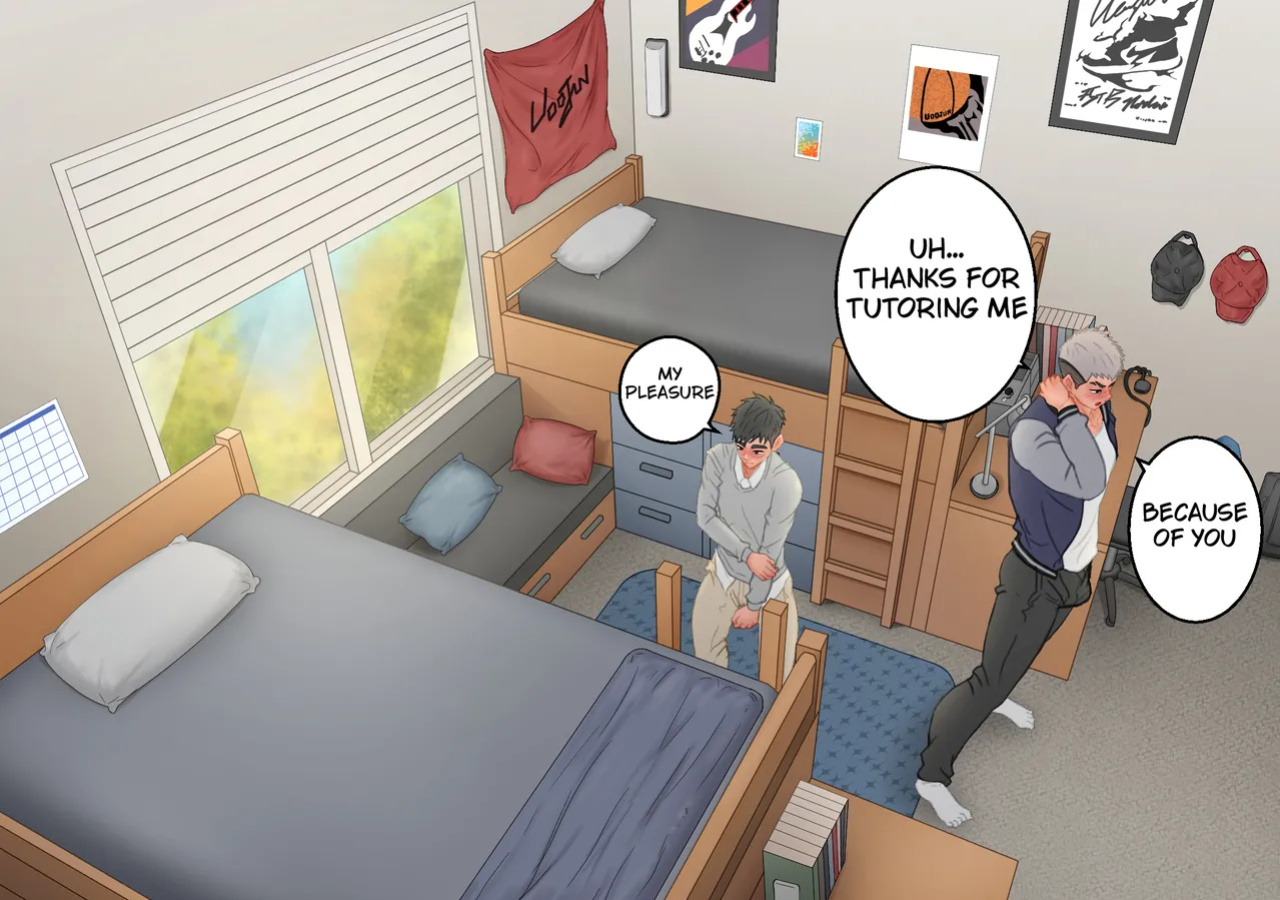 [Uoojun][Yaoi Short Comics][My Roommate]