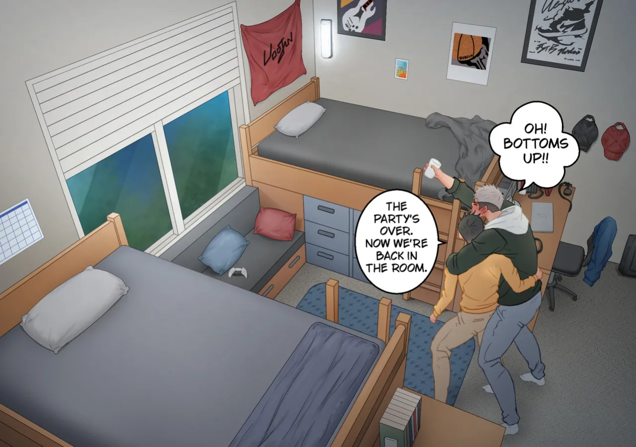 [Uoojun][Yaoi Short Comics][My Roommate]