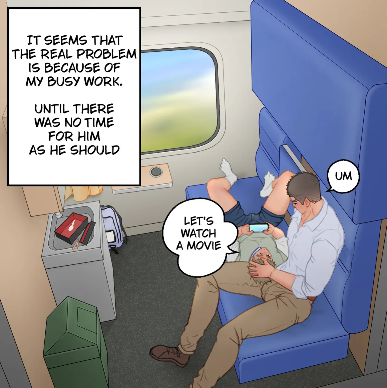 [Uoojun][Yaoi Short Comics][Sleeper train]