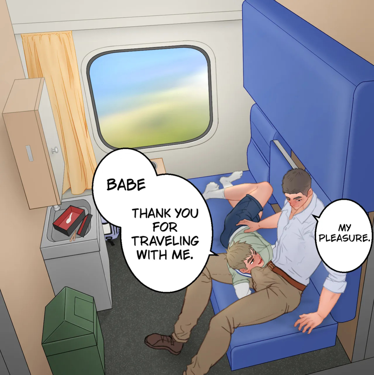 [Uoojun][Yaoi Short Comics][Sleeper train]