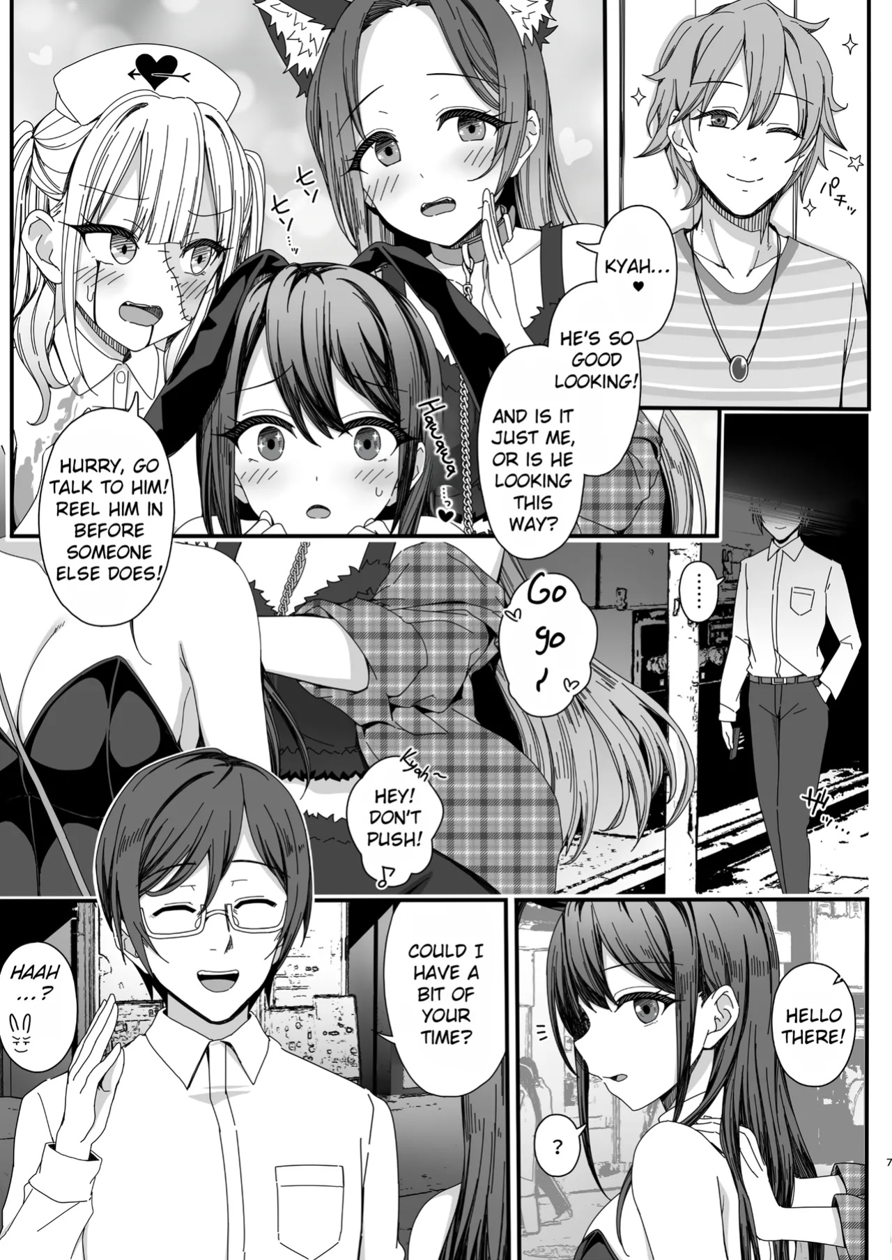 [B-Ginga] Halloween de Ukareta Gal-tachi ni Saimin Seisai o!! | Hypnotism punishment for the girls having fun on Halloween!! [Rei Scans]