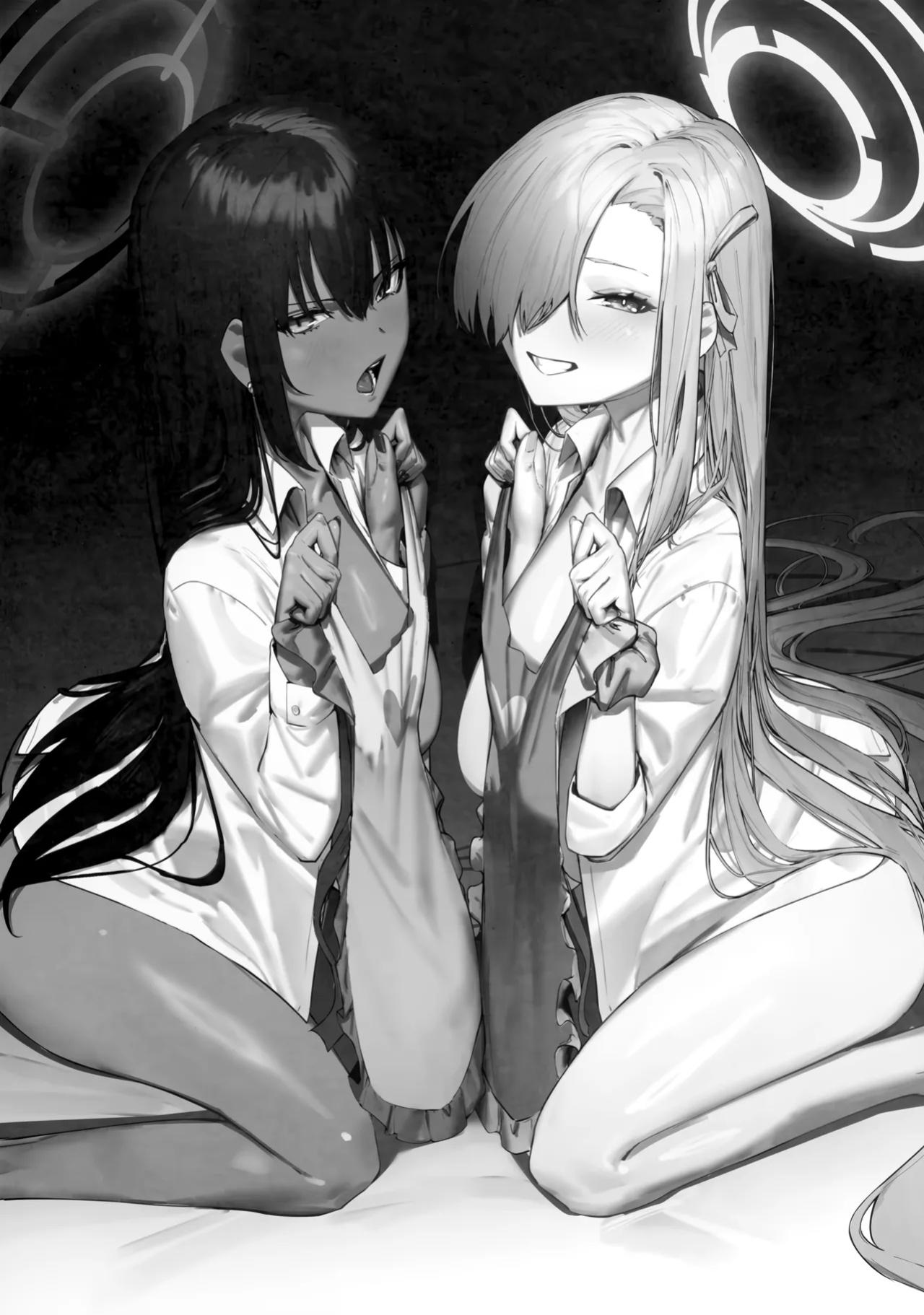 (C103) [Shikisoku Zeku (Shiki)] "Oyome-san" nii Shite Kure! | Make Me Your Bride, Too! Please! (Blue Archive) [head empty]
