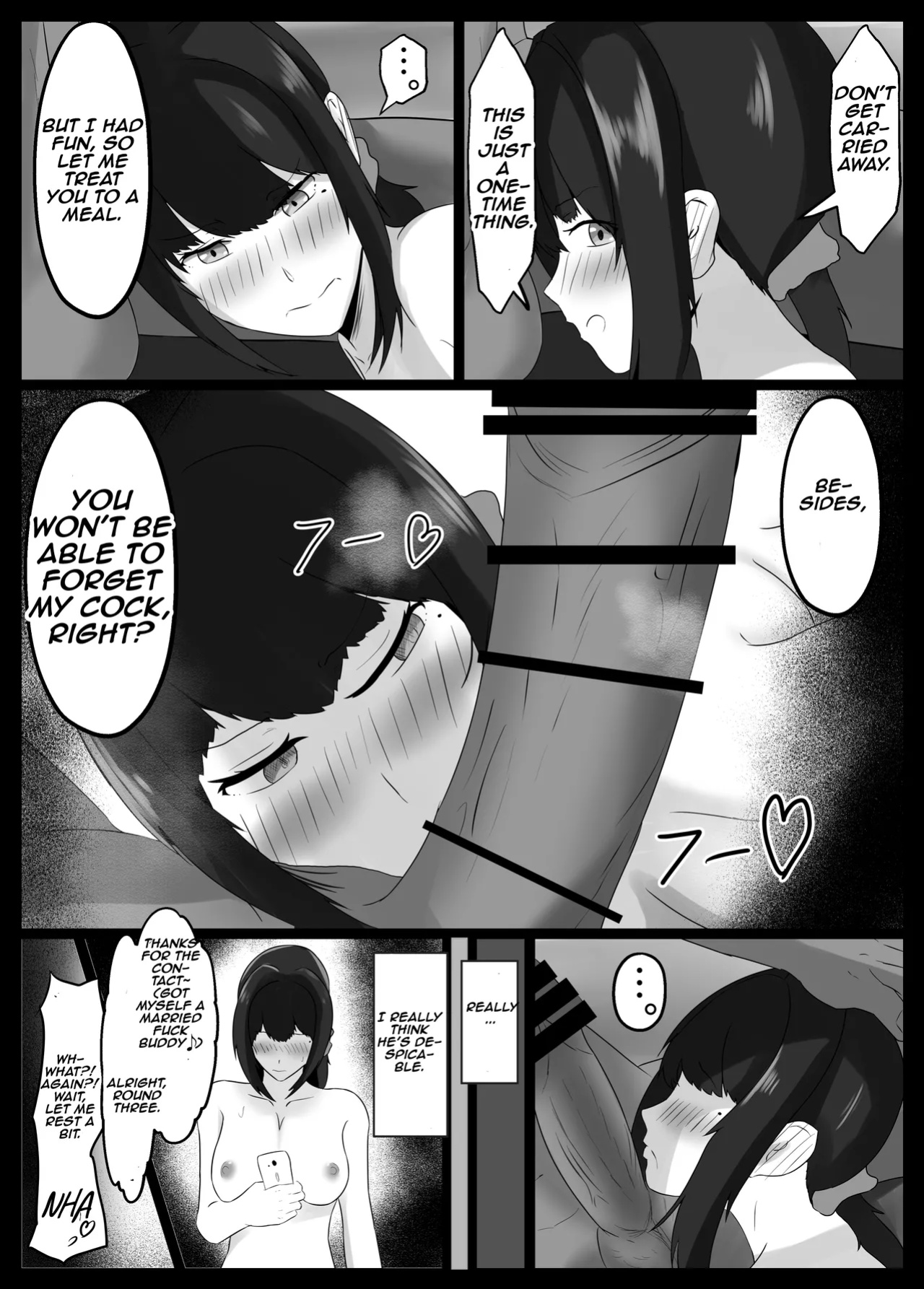 [Jadou Potato (Jakky)] Netorase Suki no Otto no Tame ni Shutsuen no Otoko-tachi to Warikiri Ecchi Suru kedo Karada o Kitaeta Chara Otoko no Chouzetsu Tech de Mesu no Honnou o Shigeki Sarete Gomu Nashi Nakadashi Sarechau Ue ni Netorareta Hitozuma-san | A m