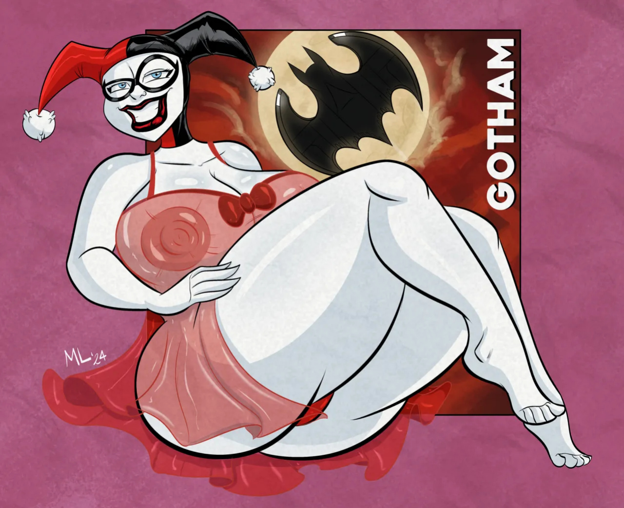 [Ameizing Lewds] Harley Quinn: Don't Open 'til Christmas + Extras