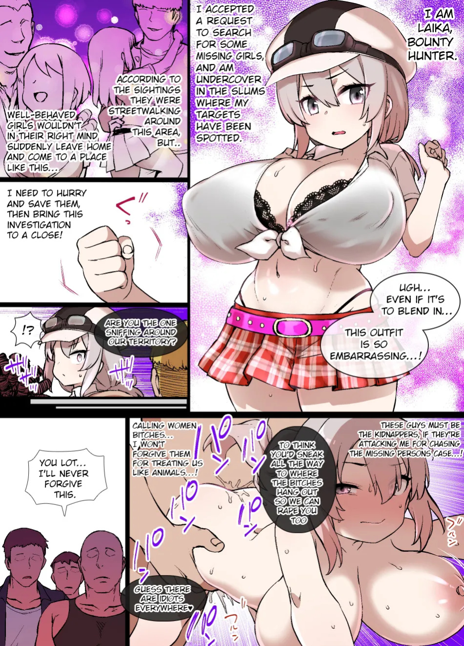[Kusayarou] The Captured Hunter Reduced to a Prostitute | Torawareta hantaa ha shoufu ni ochiru