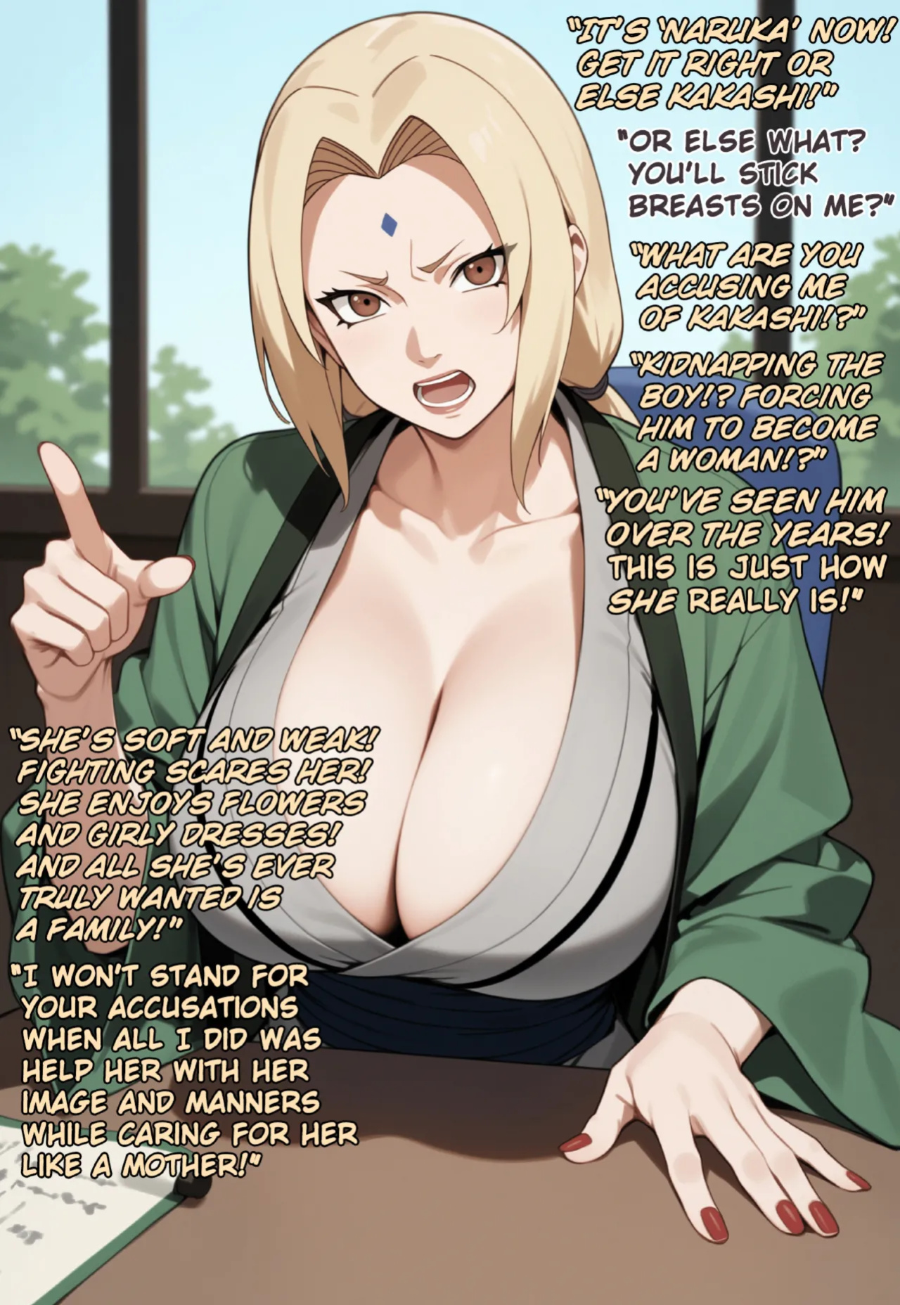 Tsunade's Special Training (Part 6) [AI Generated]