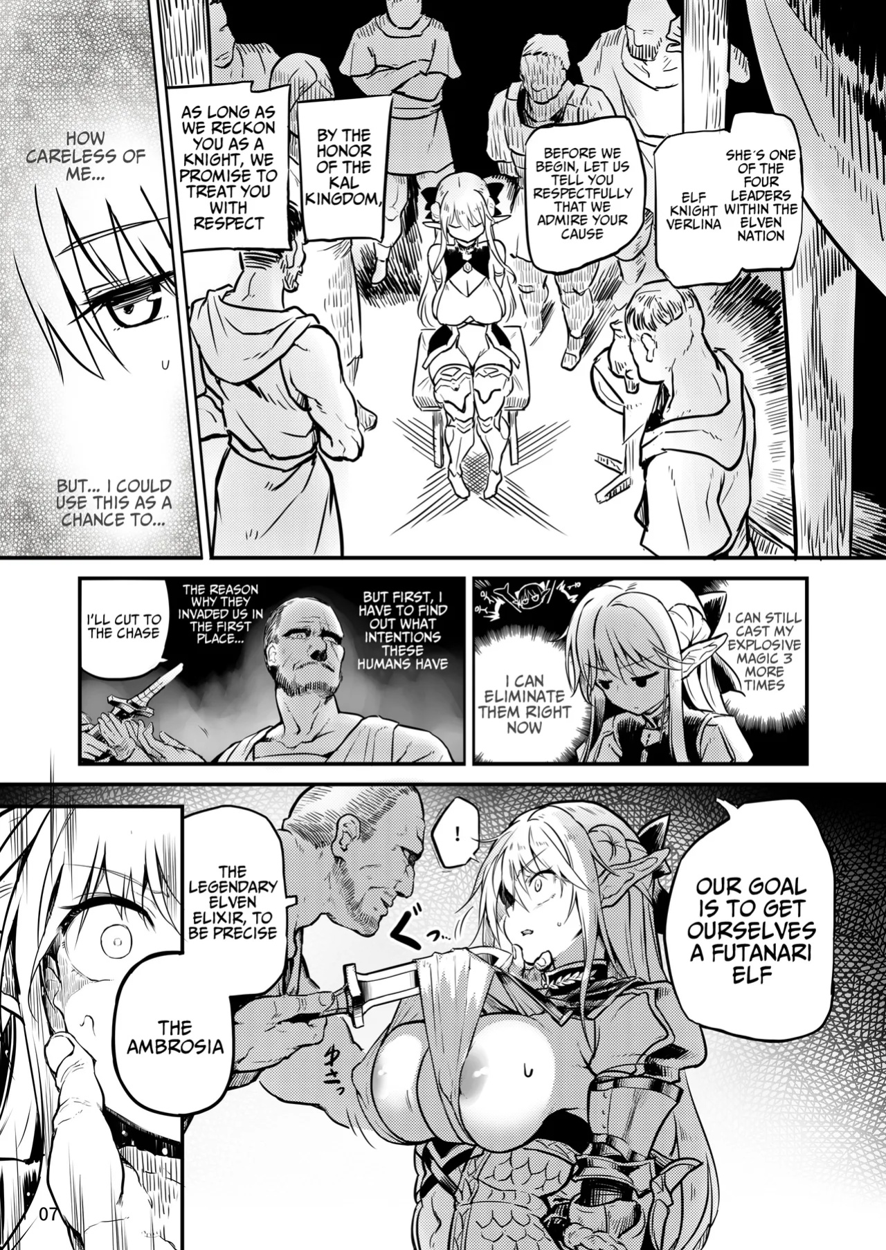 [Efuya (Messy)] Futanari Elf Onna Kishi Verina Ryojoku Sakusei Kangoku [SofiaDimple]