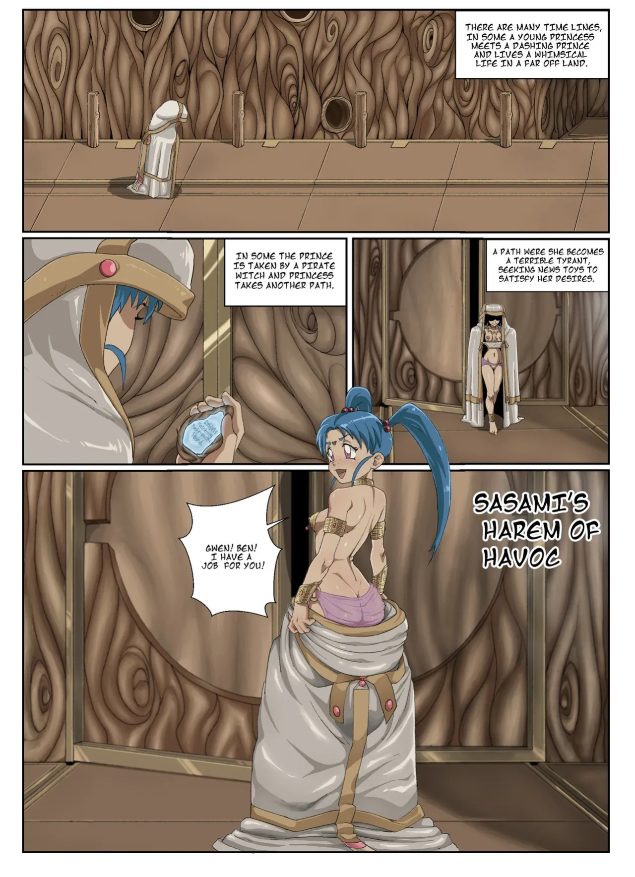 [Kyaputen Usopp] Sasami's Harem of Havoc (Various)
