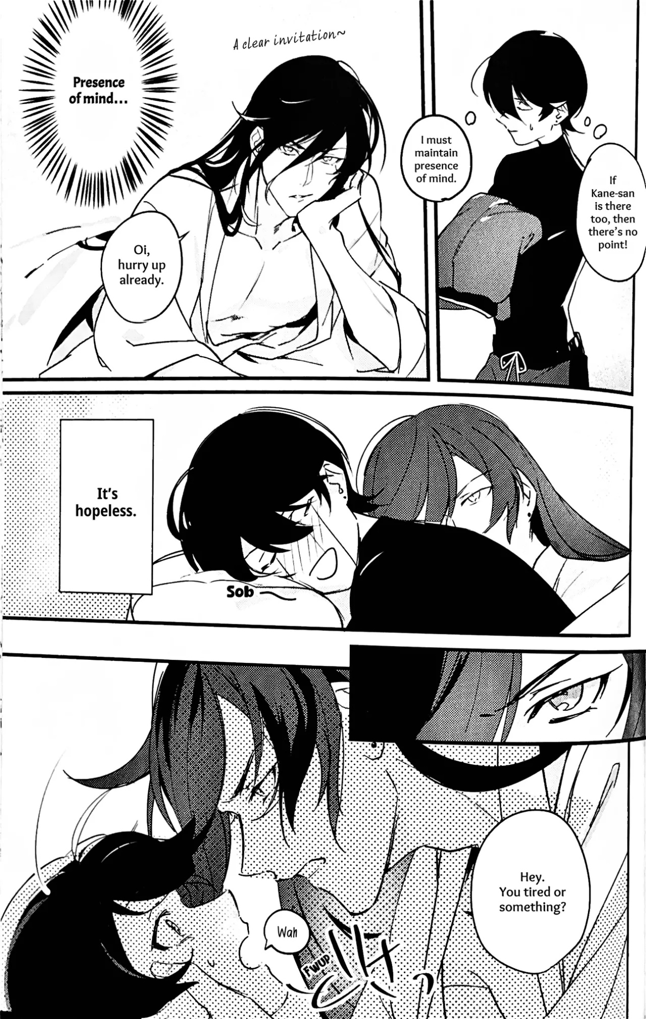 [Jibika (Hanaji)] Kimi no Te | Your Hand (Touken Ranbu) [mayabird]