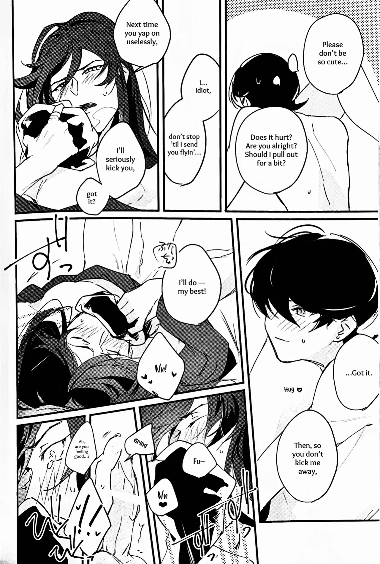 [Jibika (Hanaji)] Kimi no Te | Your Hand (Touken Ranbu) [mayabird]