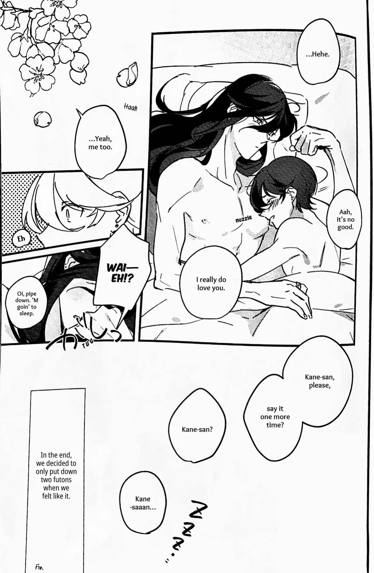 [Jibika (Hanaji)] Kimi no Te | Your Hand (Touken Ranbu) [mayabird]