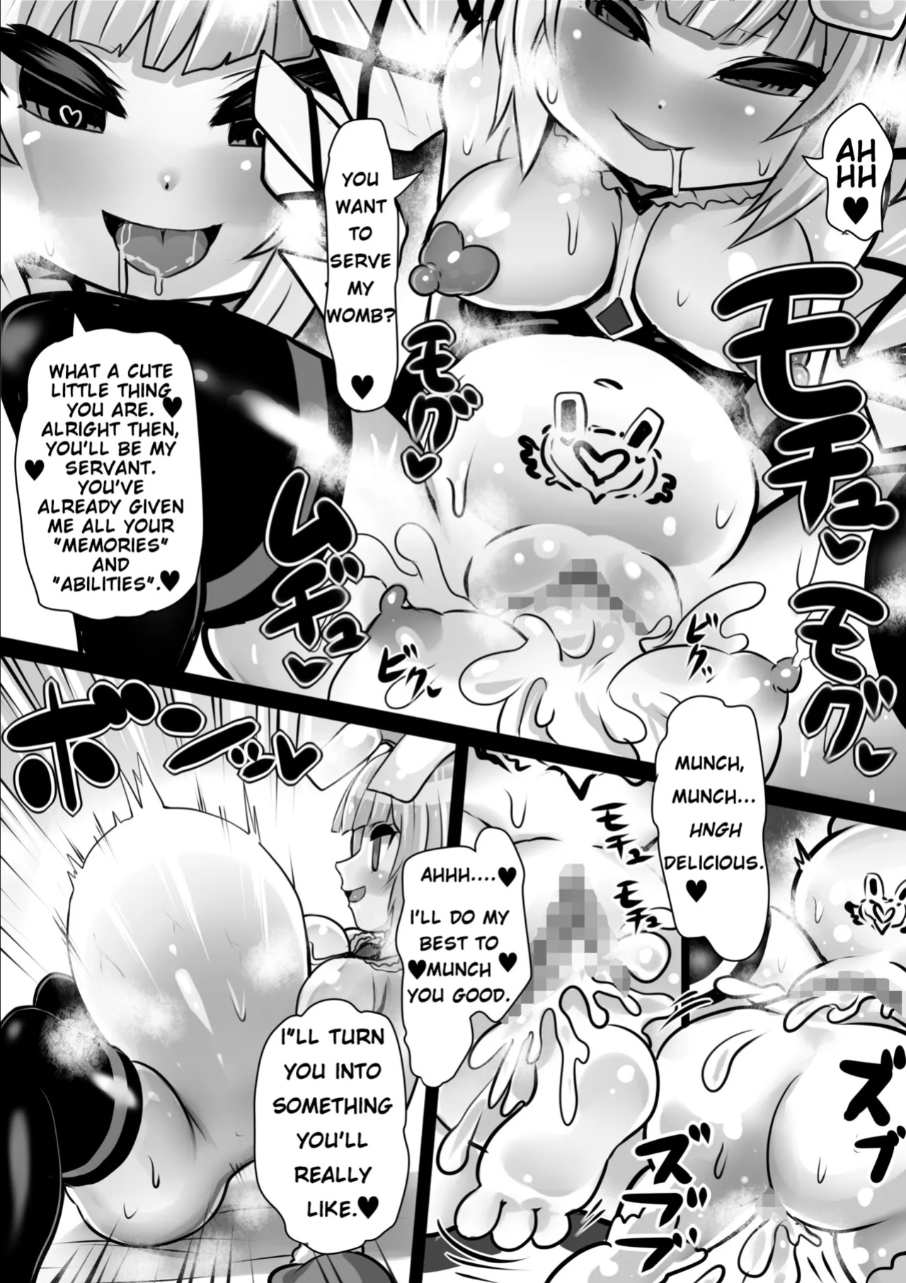 [Sekki Kettle Jidai (Sekki Kettle)] Sennou Juurin Sareshi Juusha to Henbou Seshi Matanomi Hime ~Mogu Mogu Chiffon Hime~ | The Brainwashed Servant and the Transformed Princess ~Munch Munch Princess Chiffon~