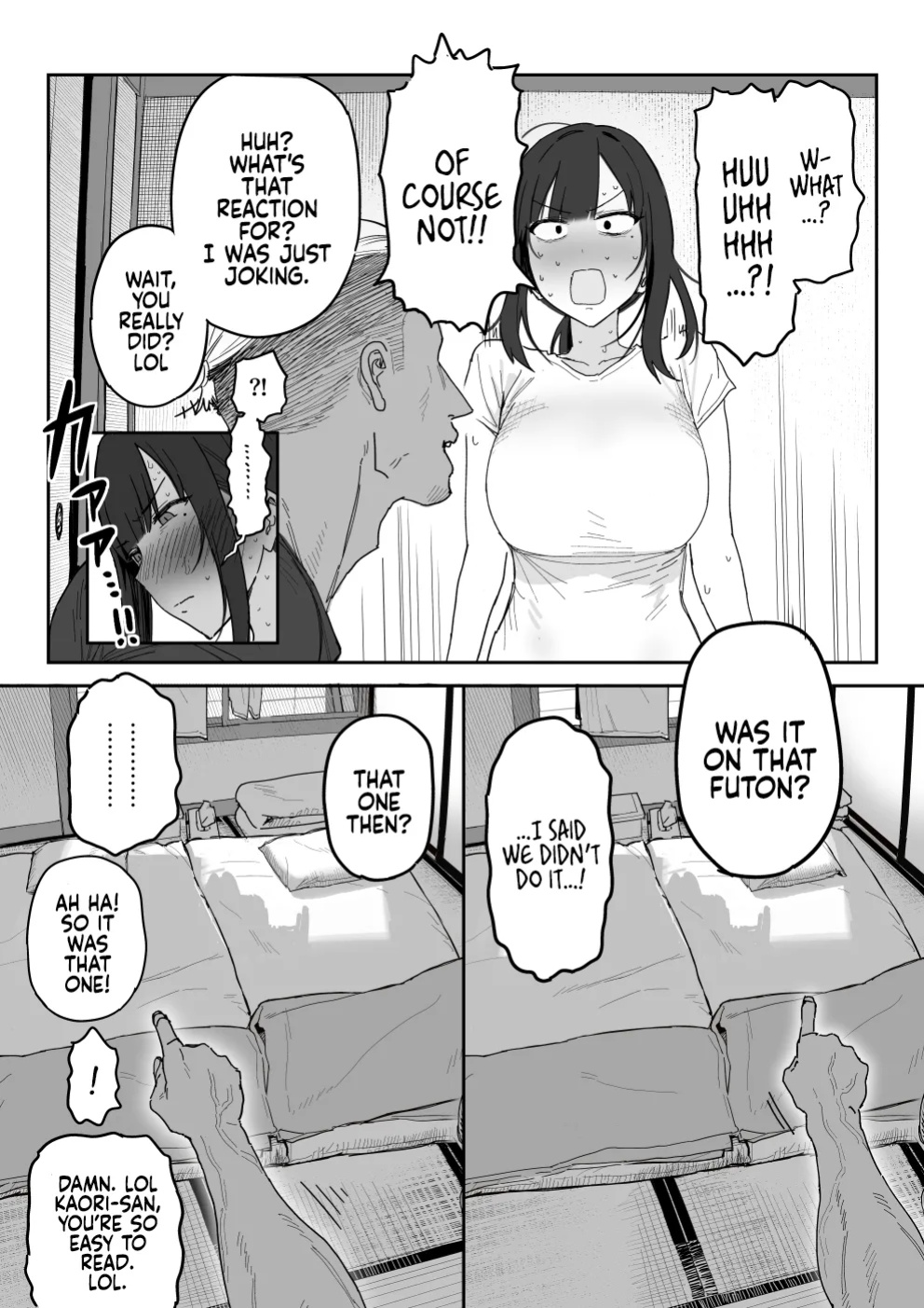 [Shinjiroya (Shinjiro)] Tanesaki Kaori (39), Musume no Kawari ni Doujin AV Debut | Tanesaki Kaori (39) Makes Her Doujin AV Debut in Place of Her Daughter [Coffedrug]