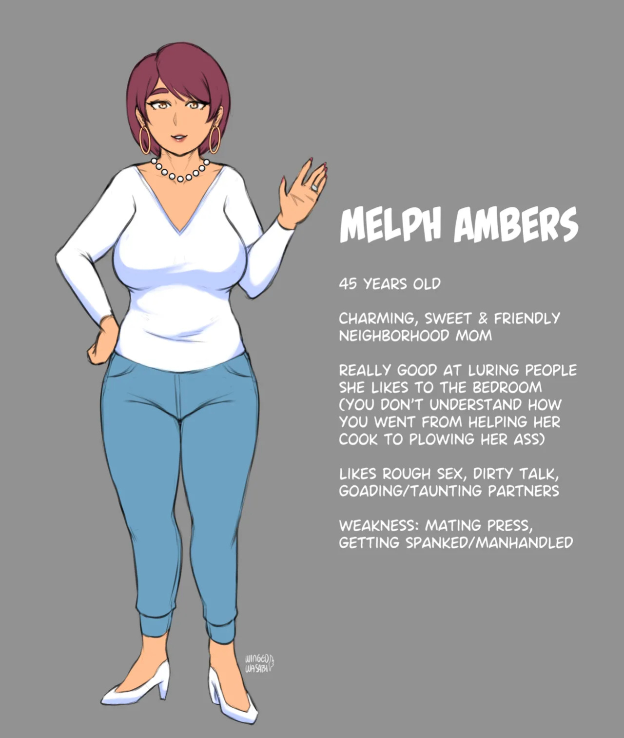 [WingedWasabi/various] Ambers family - Melph, Gyana, Tamia & Gina (OC)