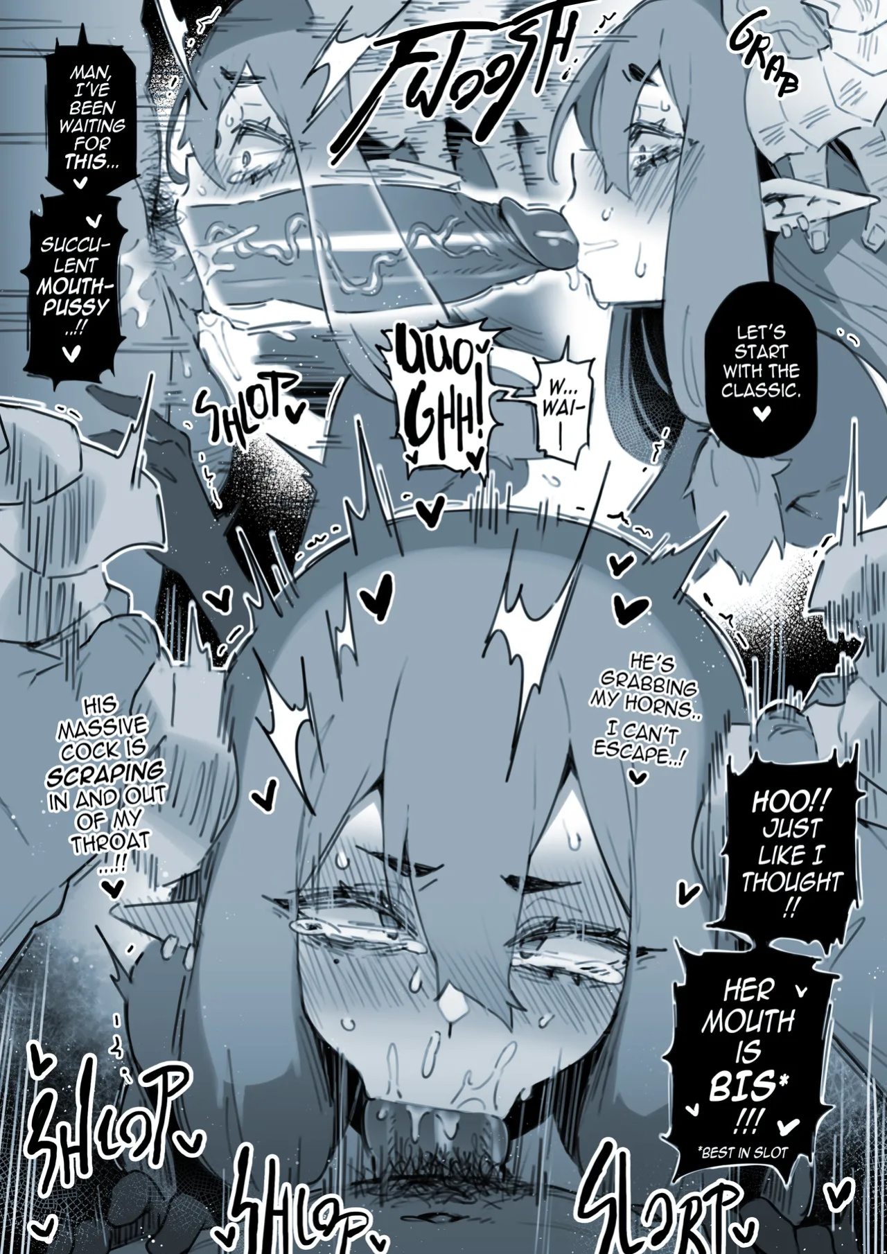 [FUYA] Miss Serabelle is a Miserable Cum Dump R18 Comic [ENGLISH]