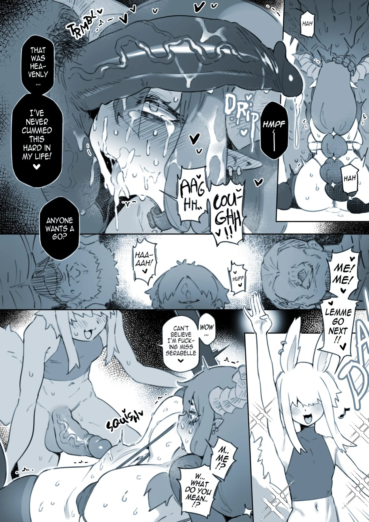 [FUYA] Miss Serabelle is a Miserable Cum Dump R18 Comic [ENGLISH]