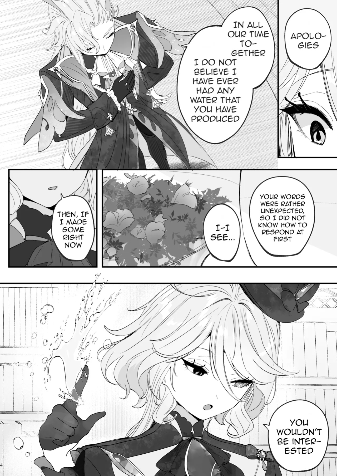 [STRAWBERRY SLIME EXHIBITION (Ichigono Rei)] Mizu wa Saigo ni Itadakou - I'll Have the Water Last (Genshin Impact) [isredash]