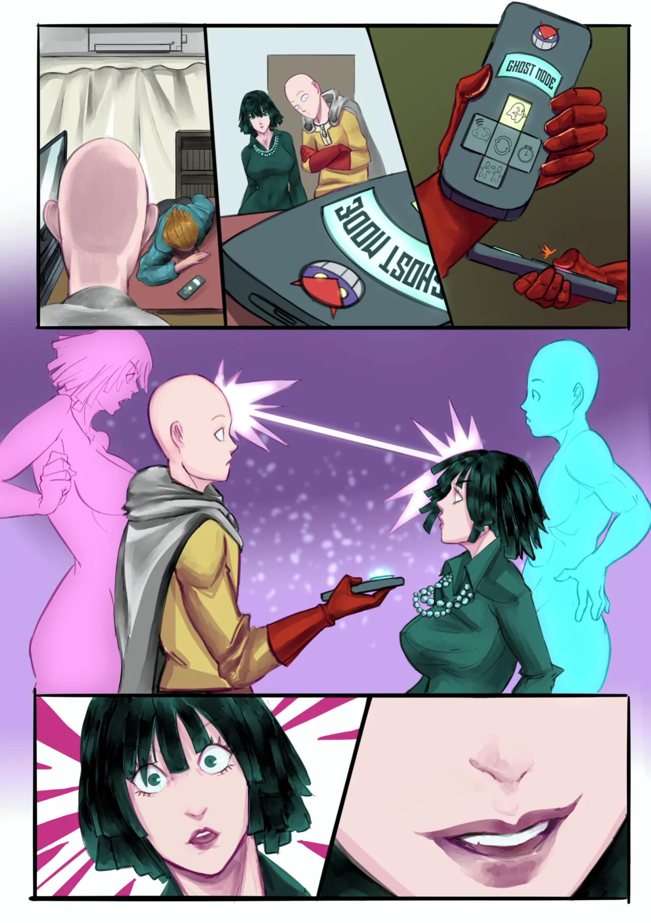 [TSFSingularity (Oznovx)] Saitama & the Universal Remote! (One Punch Man)