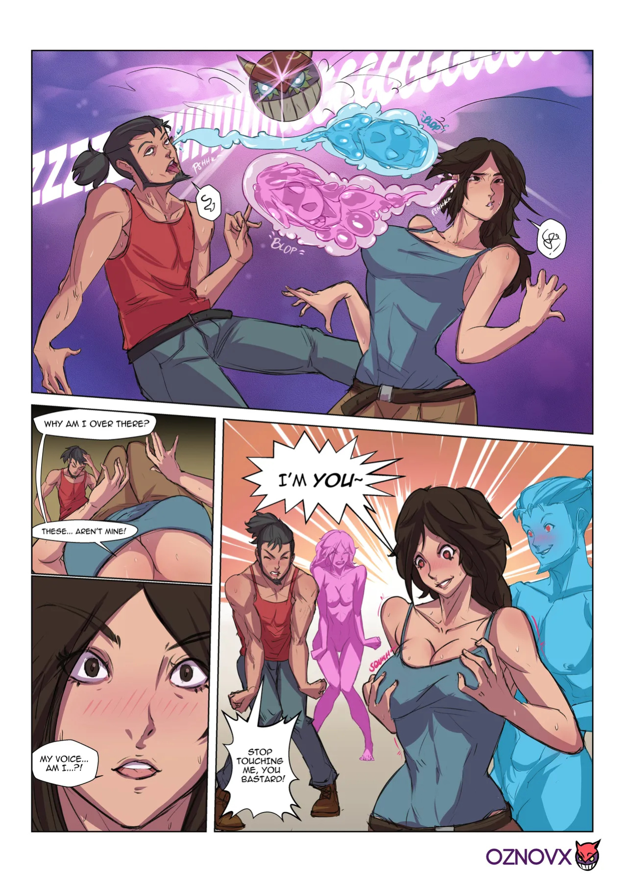 [TSFSingularity (Oznovx)] Lara Croft and the Temple of Desires! chapter1-2 (Tomb Raider)