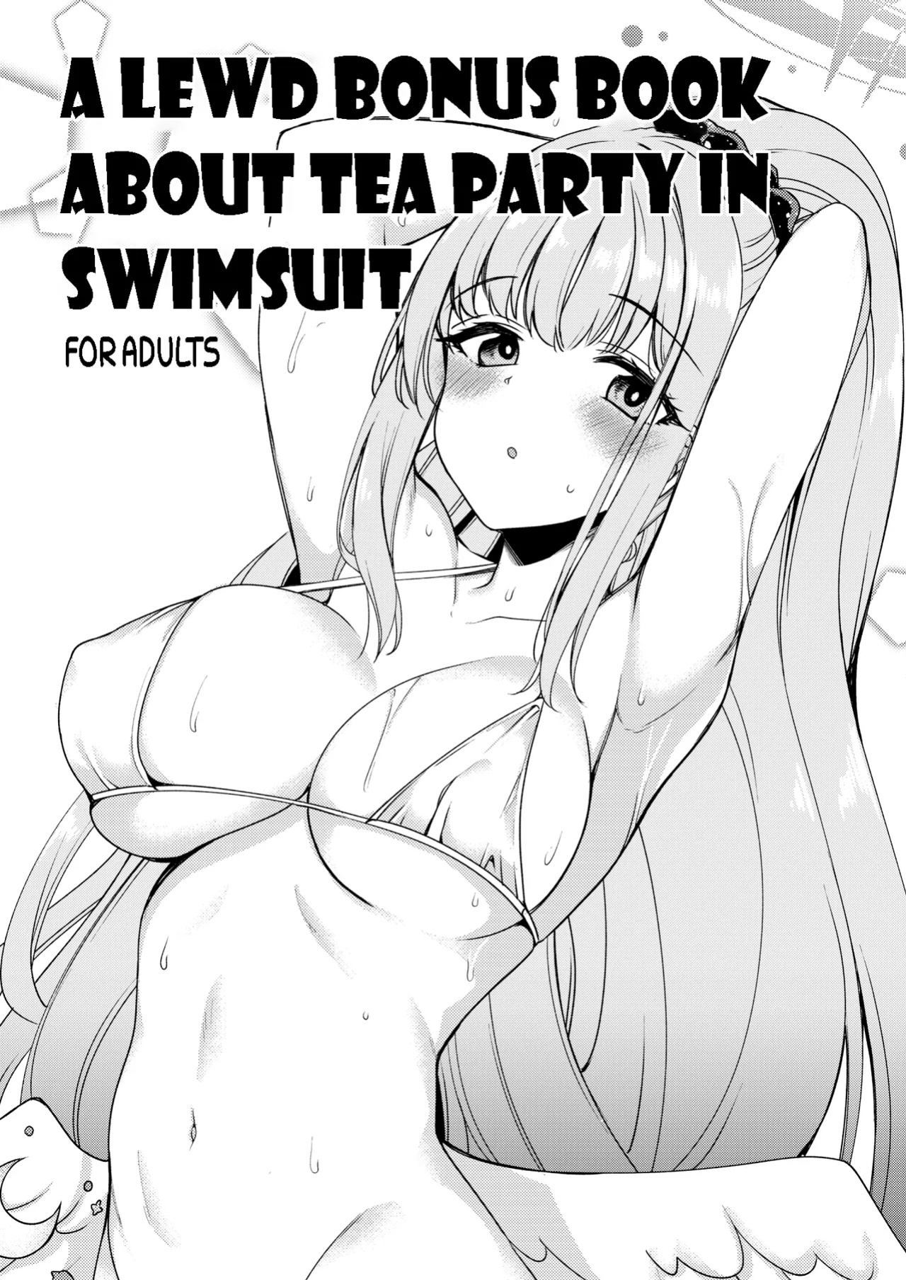 (C102) [Ryuukakusan Nodoame (Gokubuto Mayuge)] Tea Party (Mizugi) ni Sukebe Suru Omake Hon (Blue Archive) [HarmoniousTL]