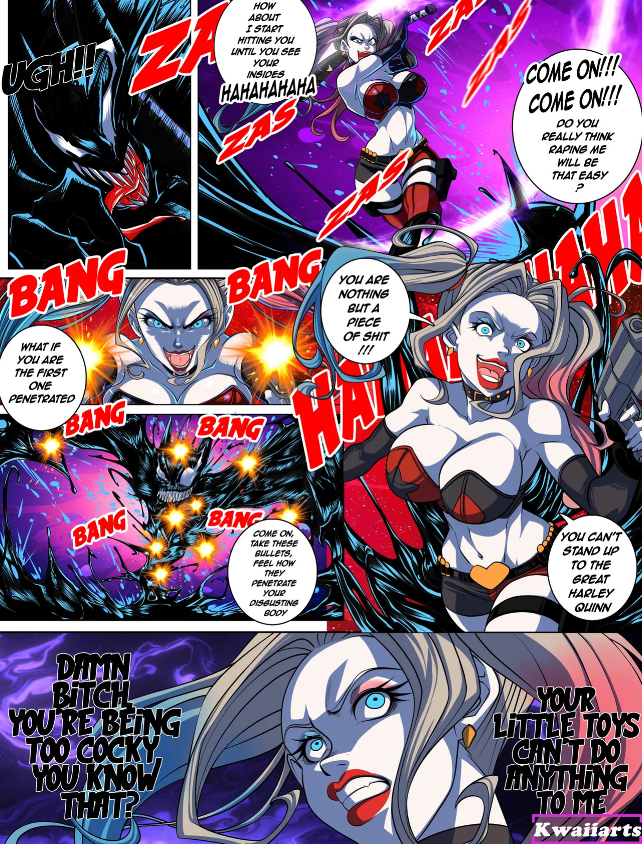 [Kwaiiarts] Venomized Bad Girls