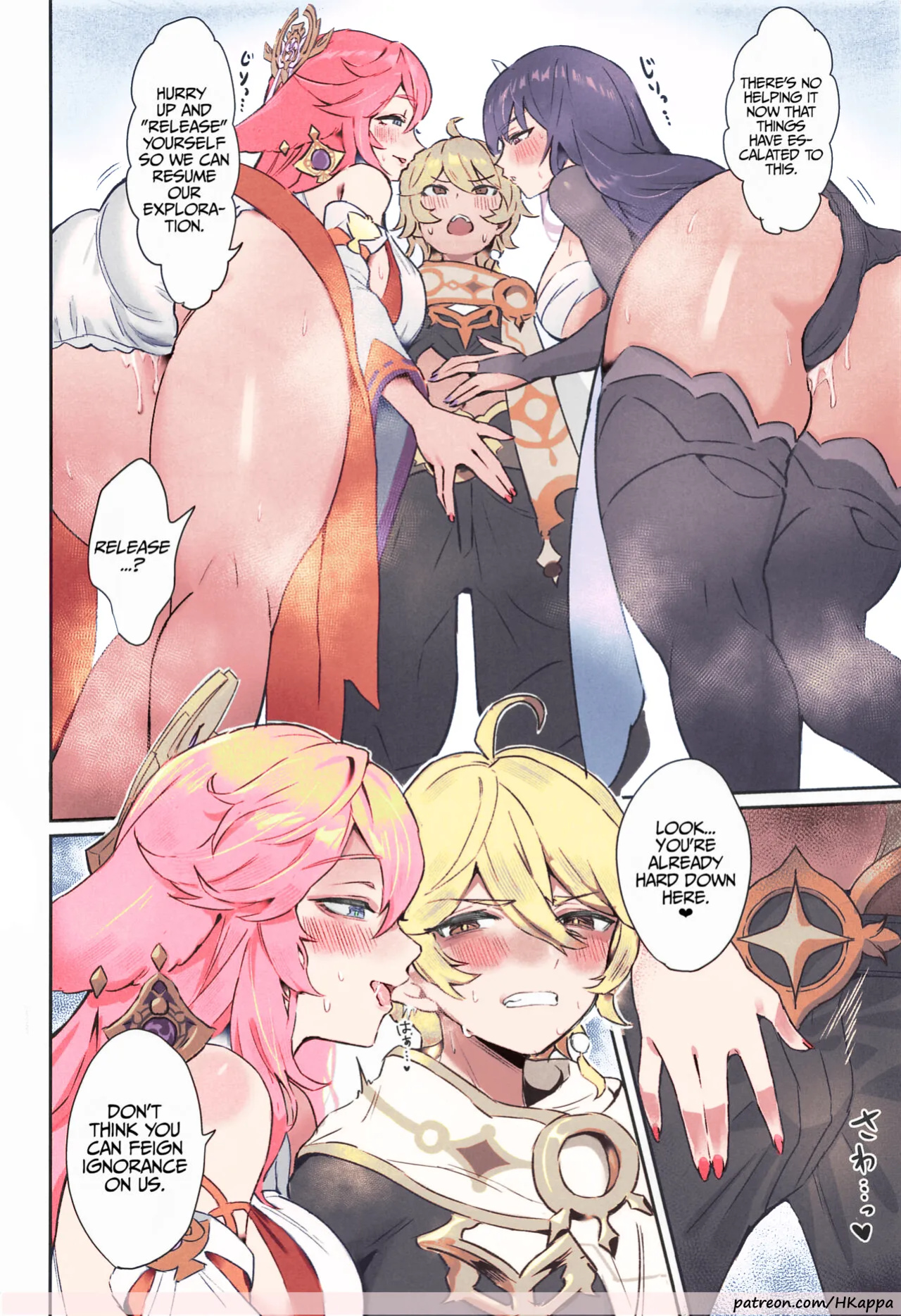 (C102) [GlowMercury (Sukoyakagumi)] Chimyaku Ijou: Seiyoku+100% | Ley Line Disorder: Libido Increased by 100% (Genshin Impact) [Colorized] [HKappa]