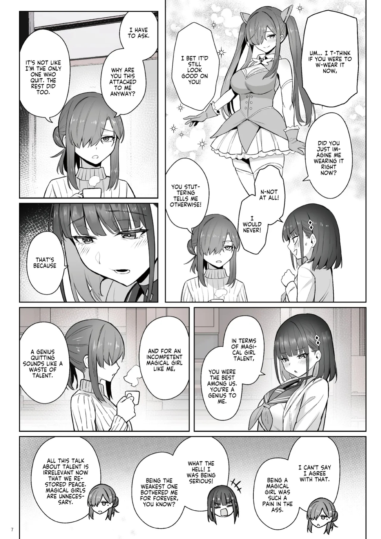[COMEX (Zhen Lu)] Moto Mahou Shoujo no Shigoto Hanashi Ao Zenjitsutan | Former Magical Girl Blue's Work: The Prequel [flowerswamp]