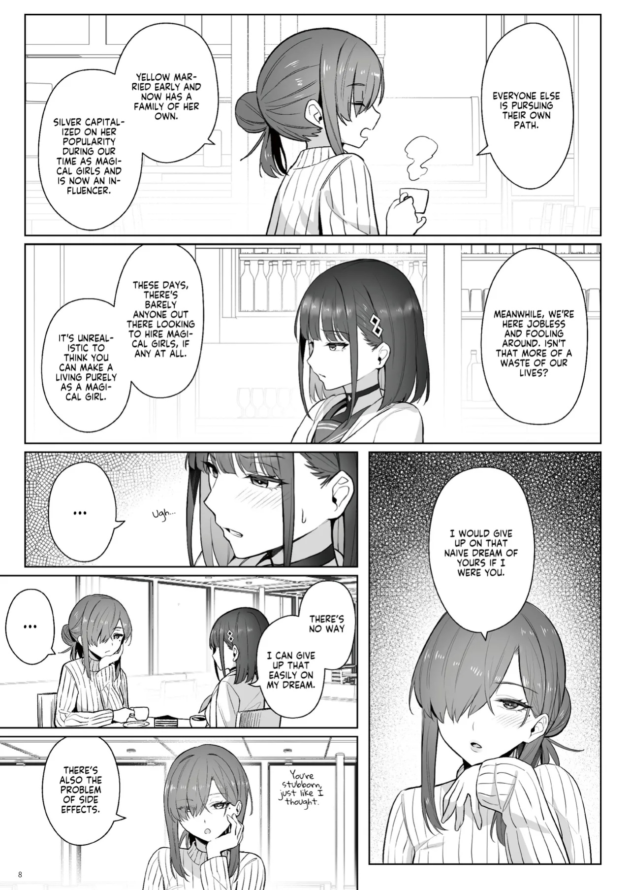 [COMEX (Zhen Lu)] Moto Mahou Shoujo no Shigoto Hanashi Ao Zenjitsutan | Former Magical Girl Blue's Work: The Prequel [flowerswamp]
