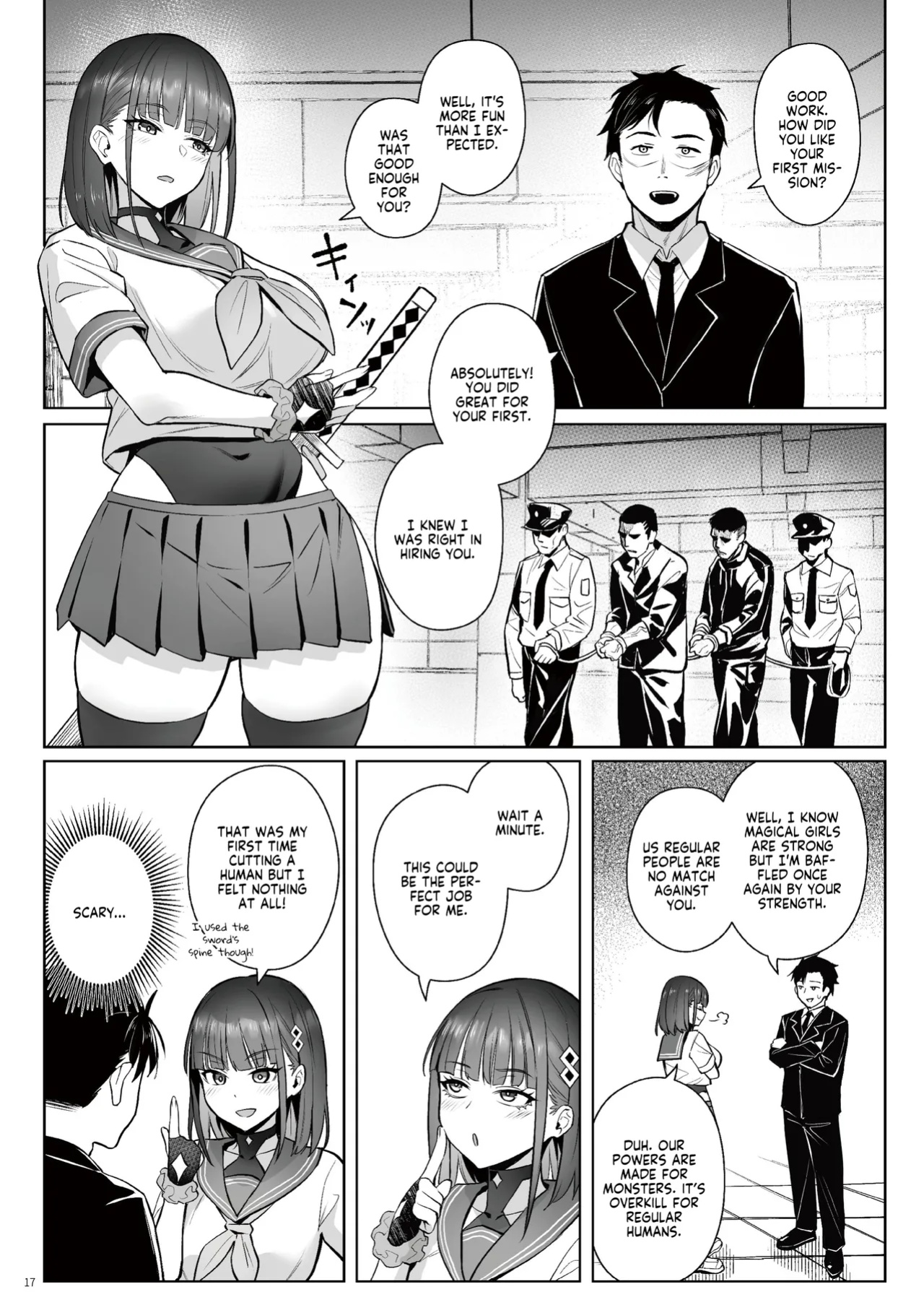 [COMEX (Zhen Lu)] Moto Mahou Shoujo no Shigoto Hanashi Ao Zenjitsutan | Former Magical Girl Blue's Work: The Prequel [flowerswamp]