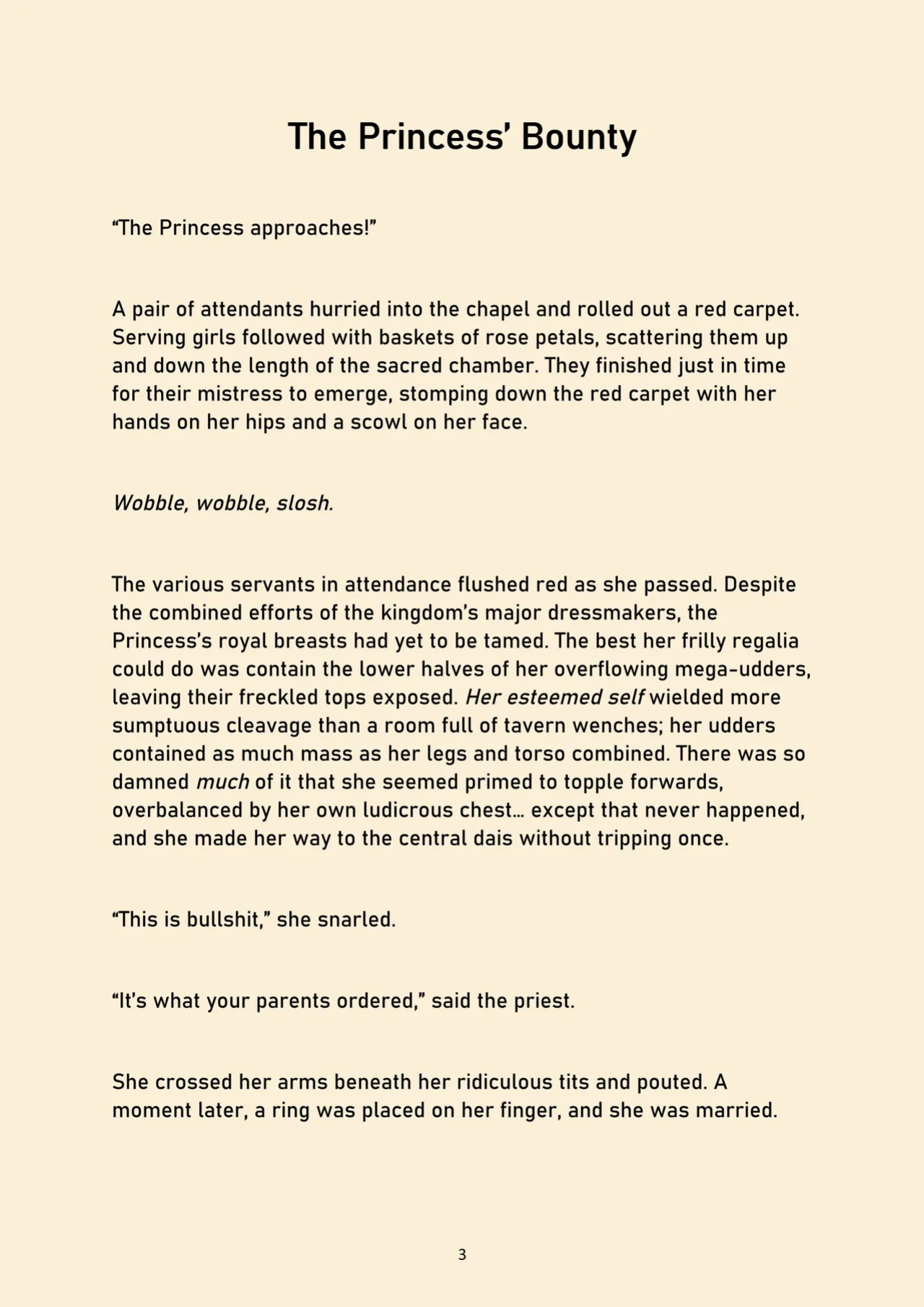 [SaltyChocolate & Umbrelloid] The Princess' Bounty