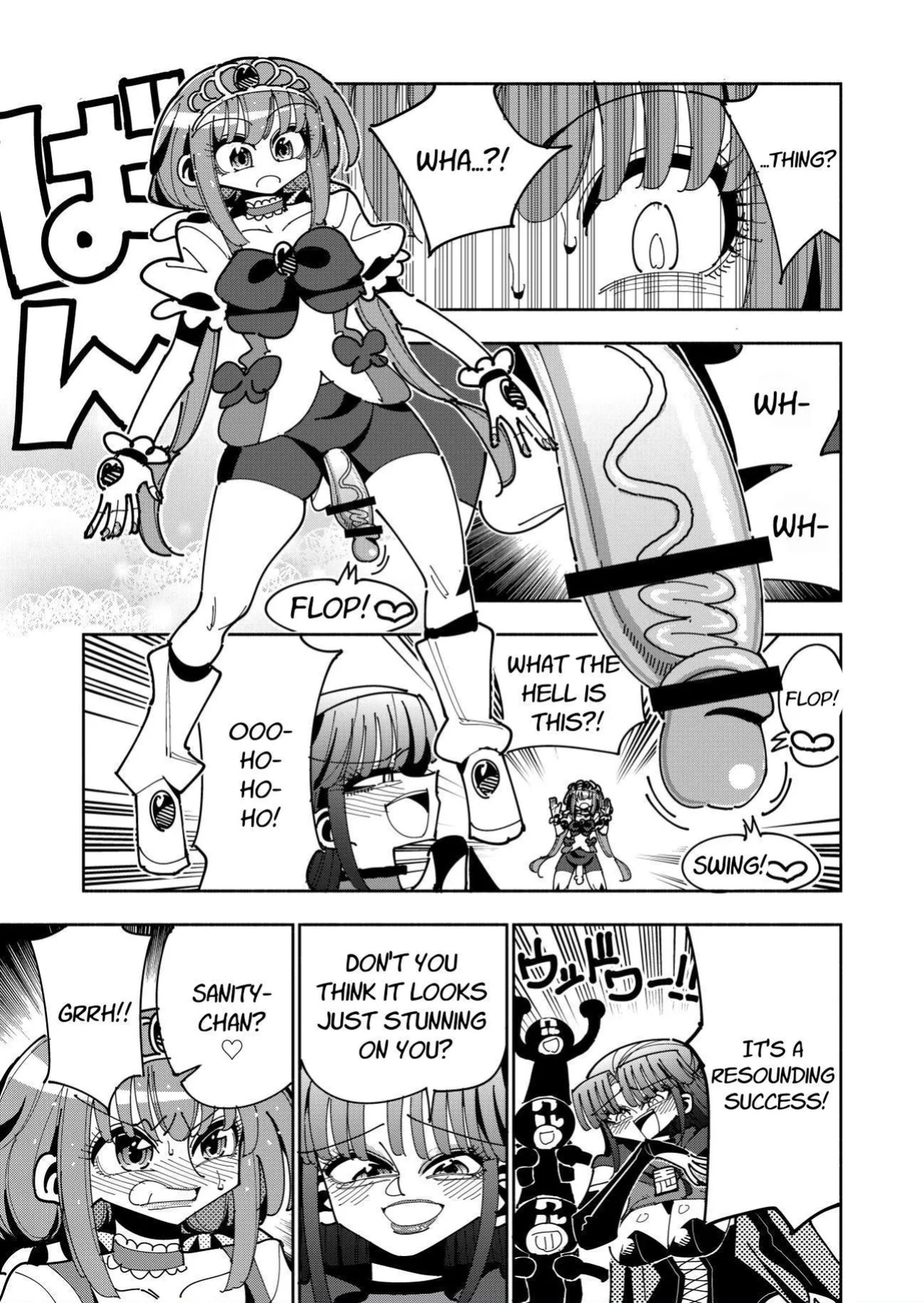 [7 Colored LED (Nekonso)] Futanari Mahou Shoujo VS Aku no Onna Kanbu no Yuuwaku | Futanari Magical Girl vs Seduction of an Evil Female Executive [Selcouth]