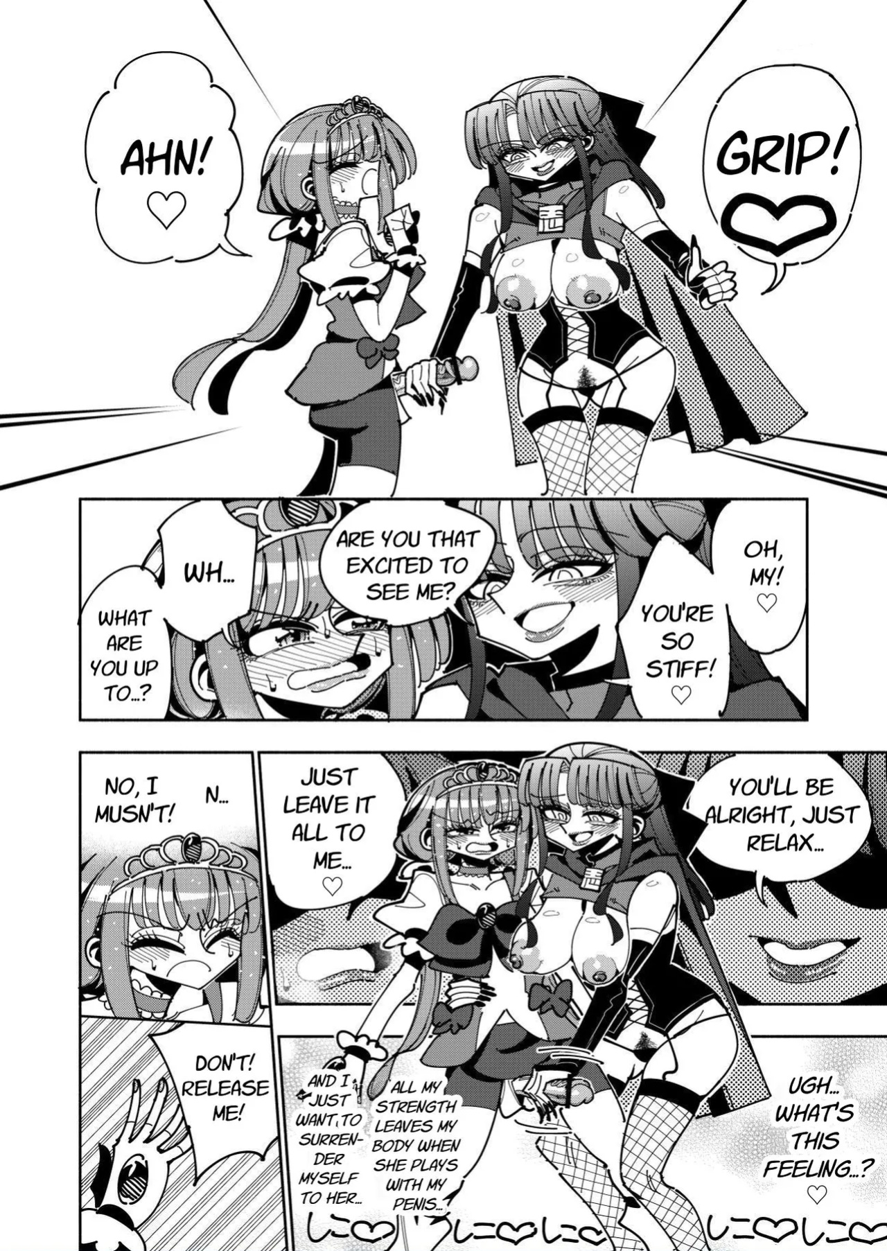 [7 Colored LED (Nekonso)] Futanari Mahou Shoujo VS Aku no Onna Kanbu no Yuuwaku | Futanari Magical Girl vs Seduction of an Evil Female Executive [Selcouth]