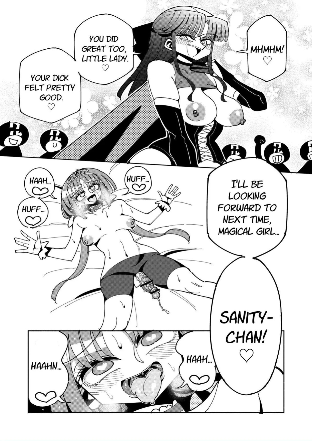 [7 Colored LED (Nekonso)] Futanari Mahou Shoujo VS Aku no Onna Kanbu no Yuuwaku | Futanari Magical Girl vs Seduction of an Evil Female Executive [Selcouth]