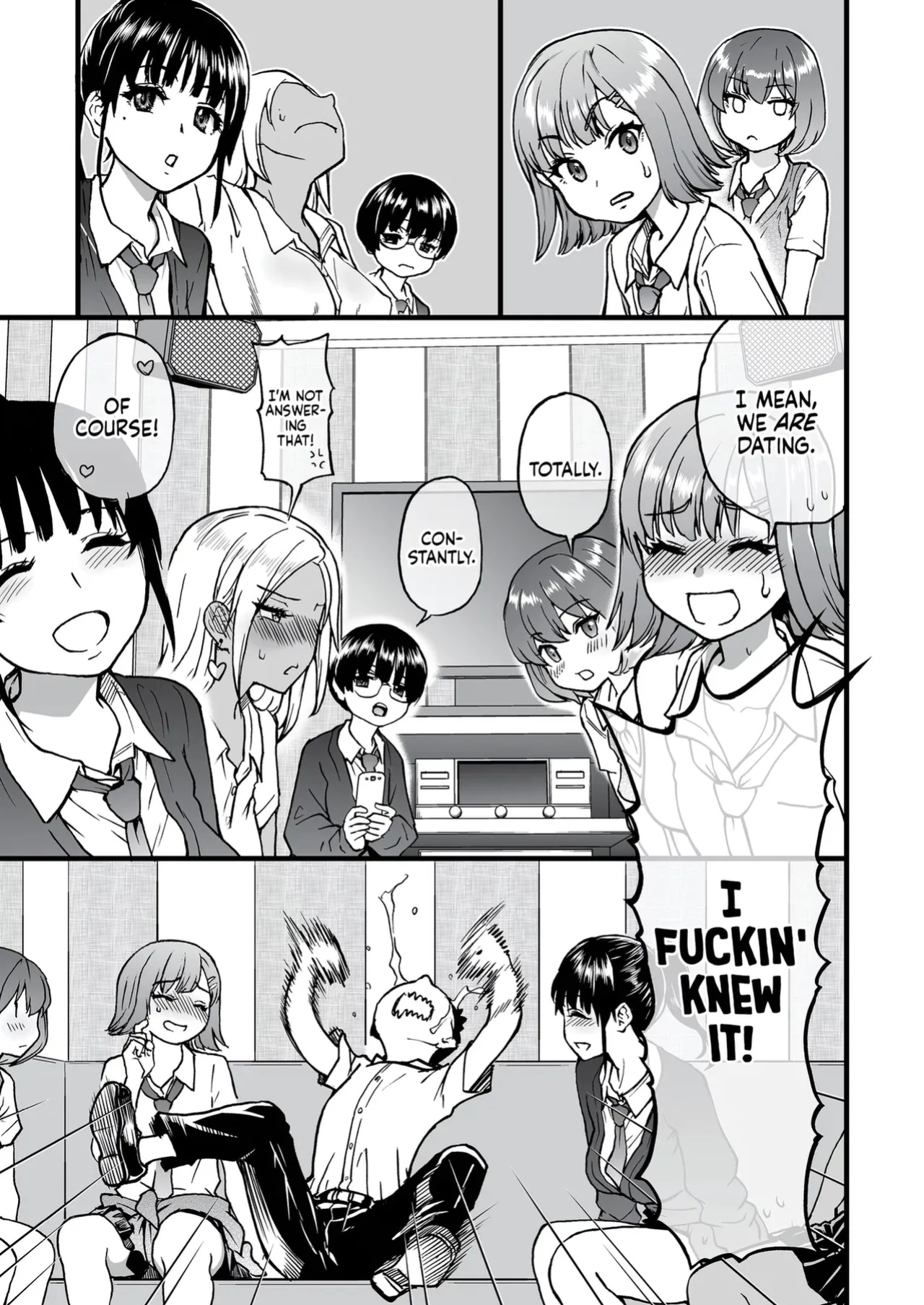 [Okina Keikaku (Shiwasu no Okina)] 100-Kai Furareta Zetsubou-teki ni Motenai Ore o Awarenda Kareshi Ari Onna Tomodachi ga Nandemo Eroi Koto Yarasete Kureta!!