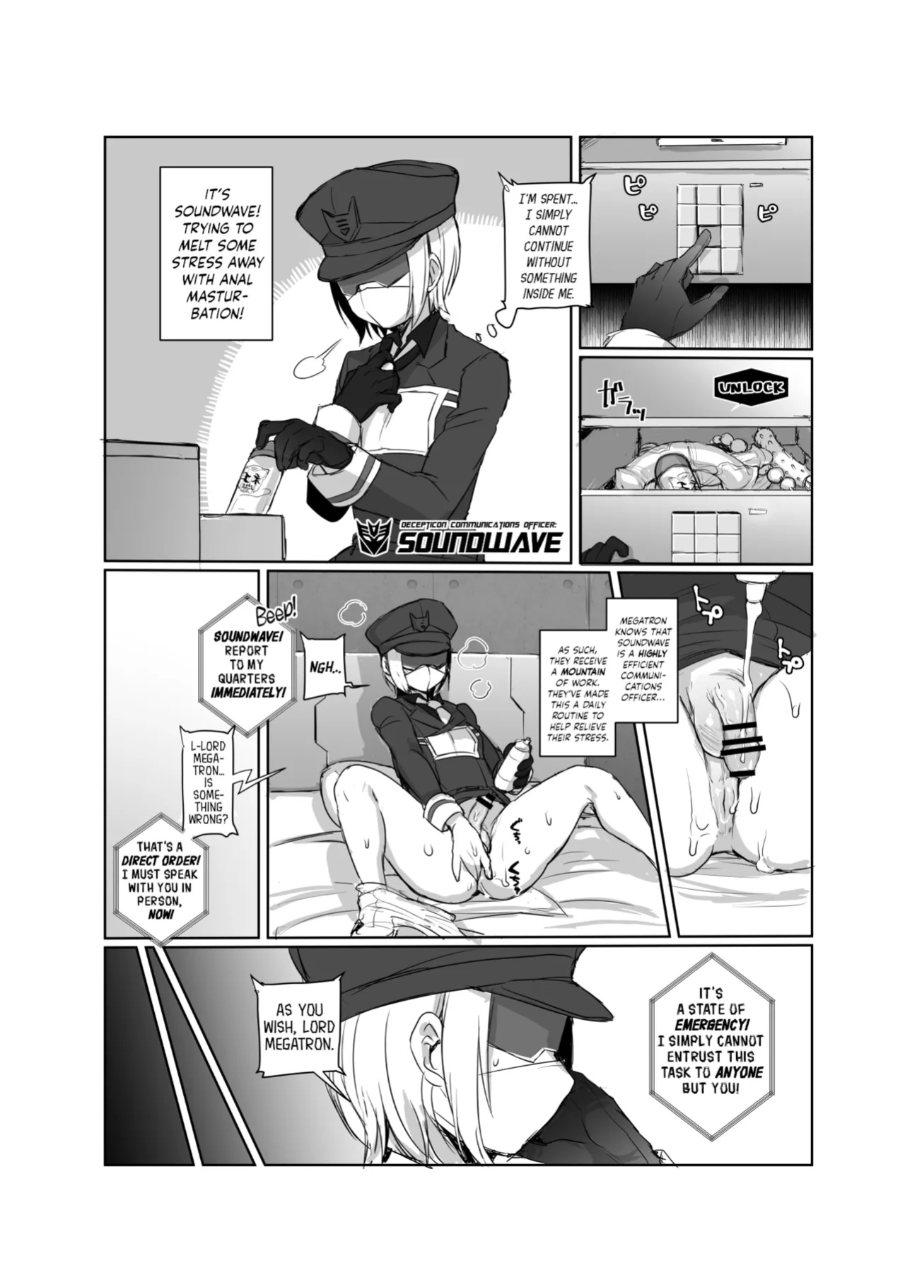[Koshi no Itami (Koshii Tai)] Omankoformers: Spotlight Soundwave (Transformers) [head empty + Wiimouto]