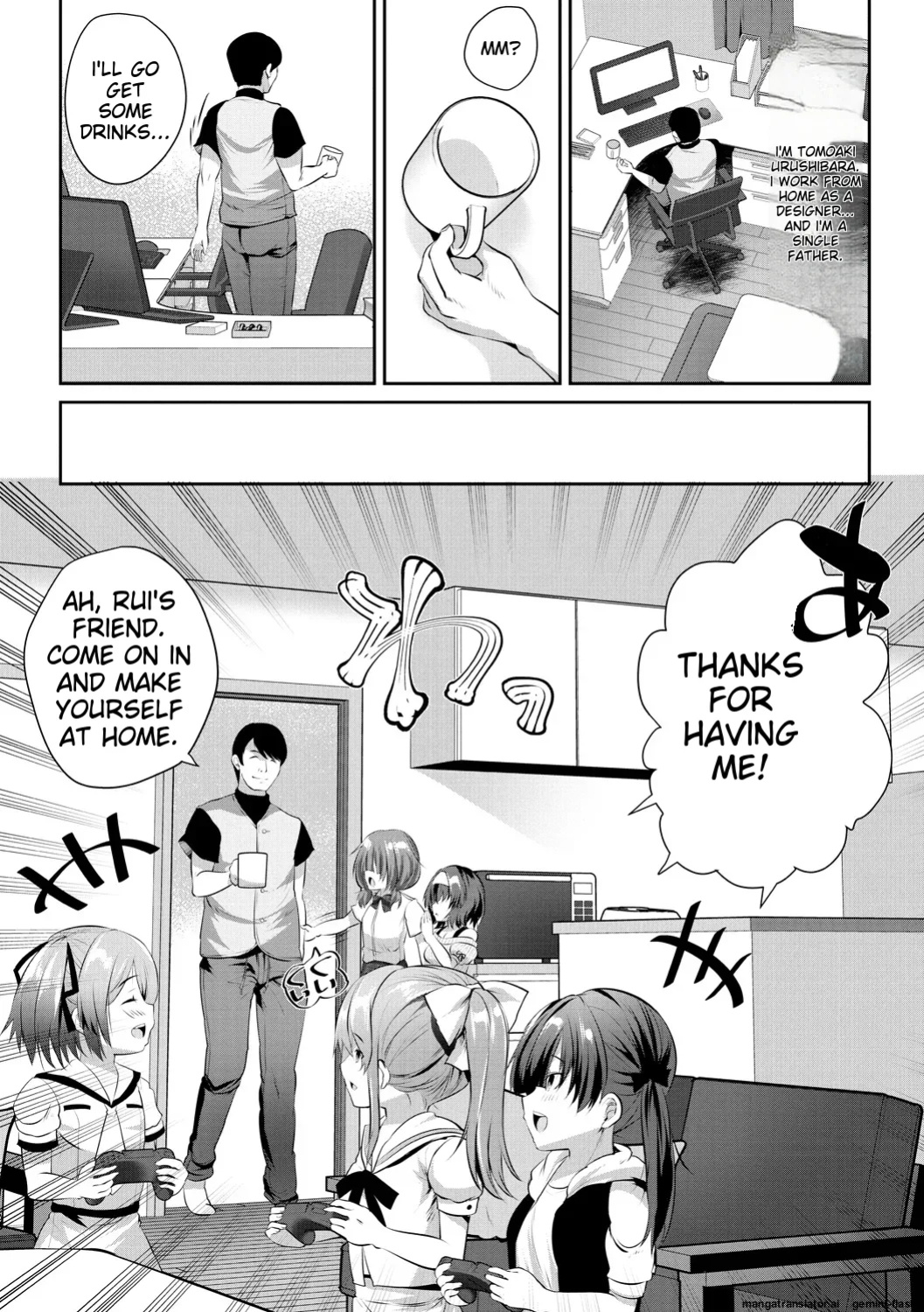 [Souda-Gumi] Ouchi Harem ~Musume no Tomodachi ga Sekkyokuteki sugiru~ [MTL]