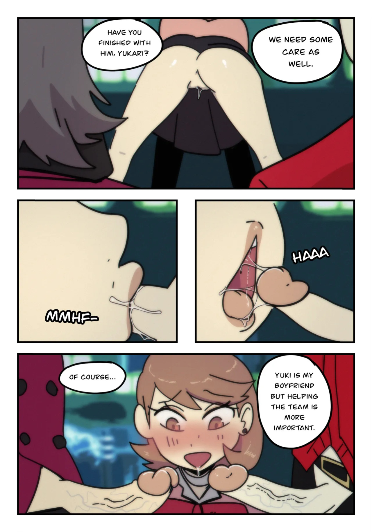 [Hasselnut] Persona 3 cuck comic