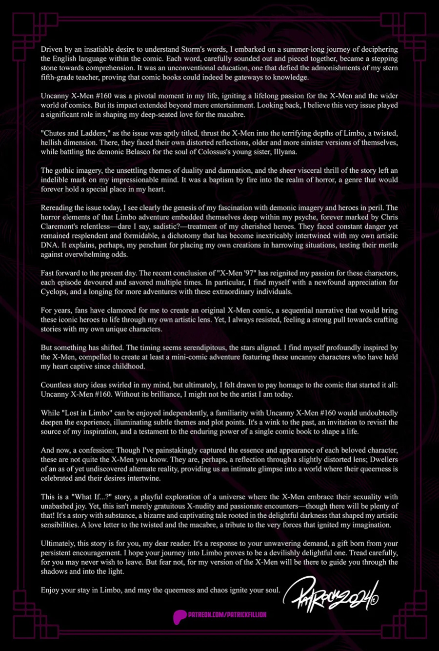 [Patrick Fillion] The Uncanny X-Men: Lost in Limbo