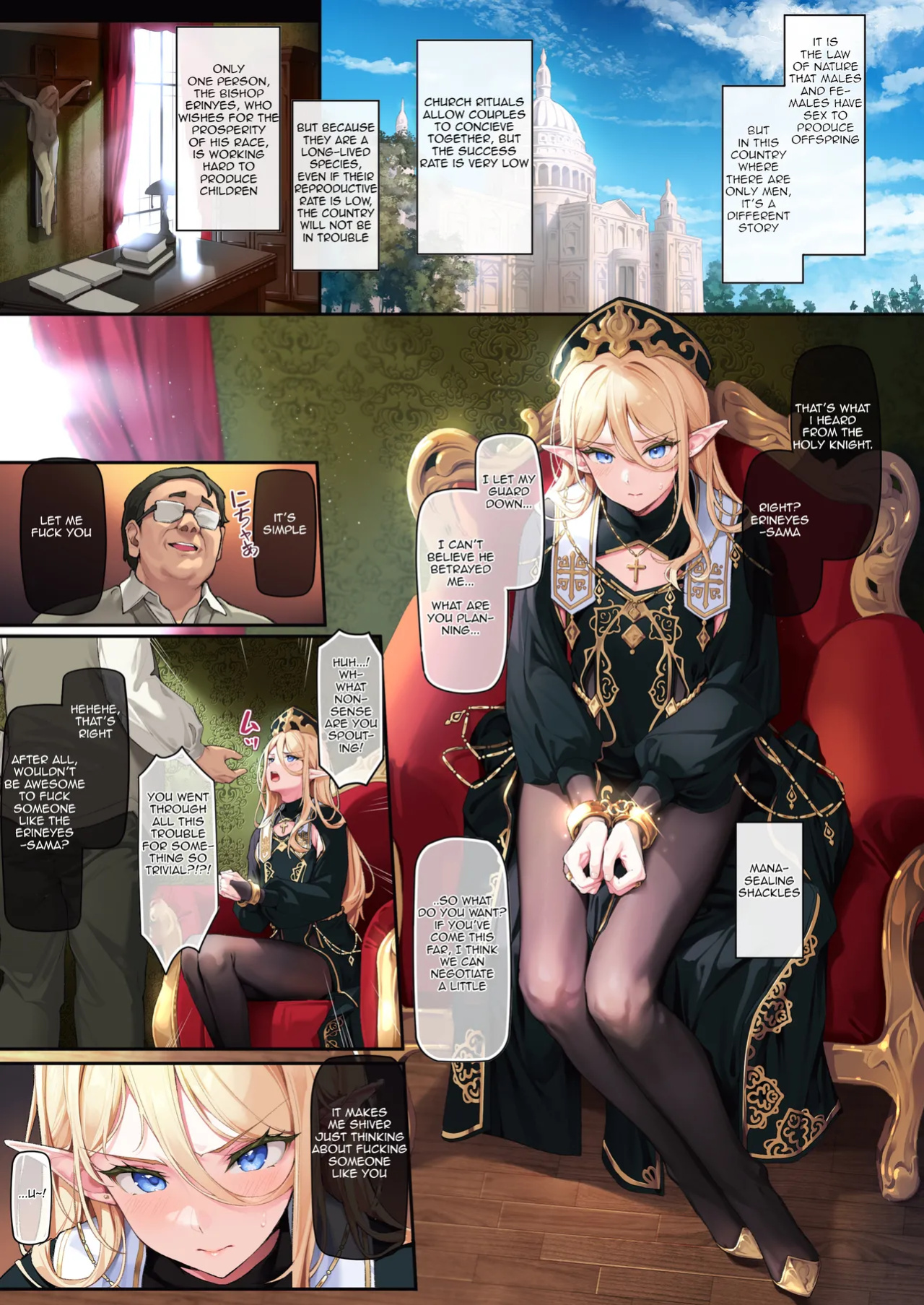 [Shinsei Lolishota (Shinsei Frontier) (shuffle, kozi)] Isekai Otokonoko Mesu Danshi Shisai Kan Ochi Seijoku Jutai | Another World Trap Holy Priest Depraved Holy and Humiliated Conception