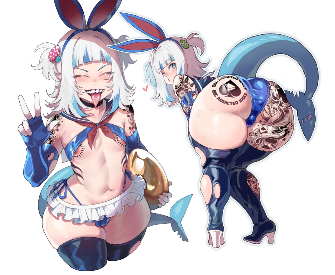 [ThiccwithaQ] Shark Attack (Hololive)