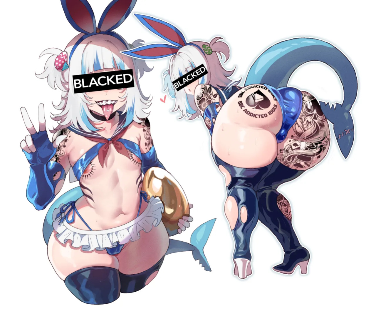 [ThiccwithaQ] Shark Attack (Hololive)