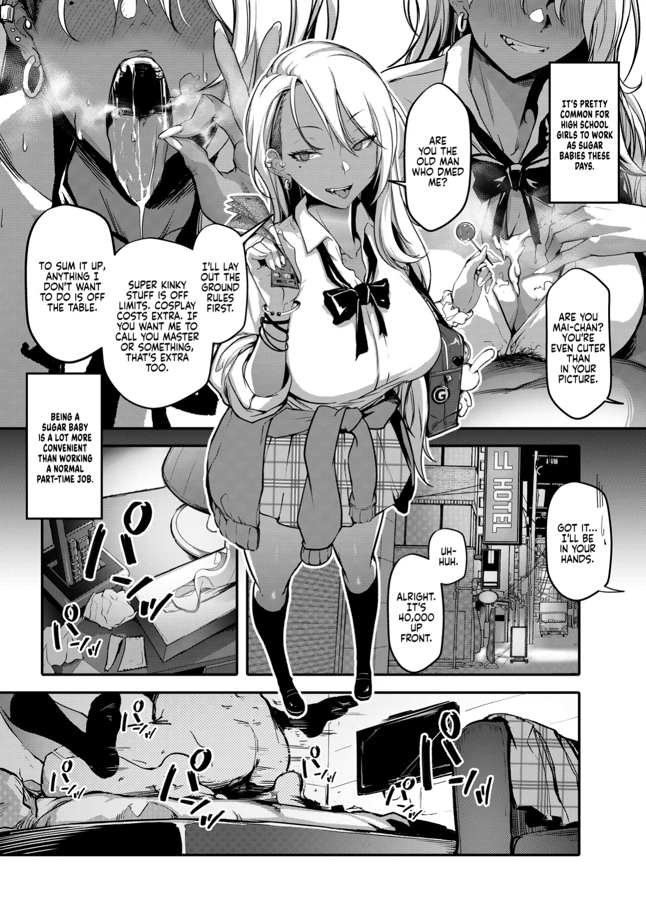 [Onkyu] Namaiki JK ga Wakaraserareru Hon | Putting a Cheeky Gyaru in Her Place [Colorized]