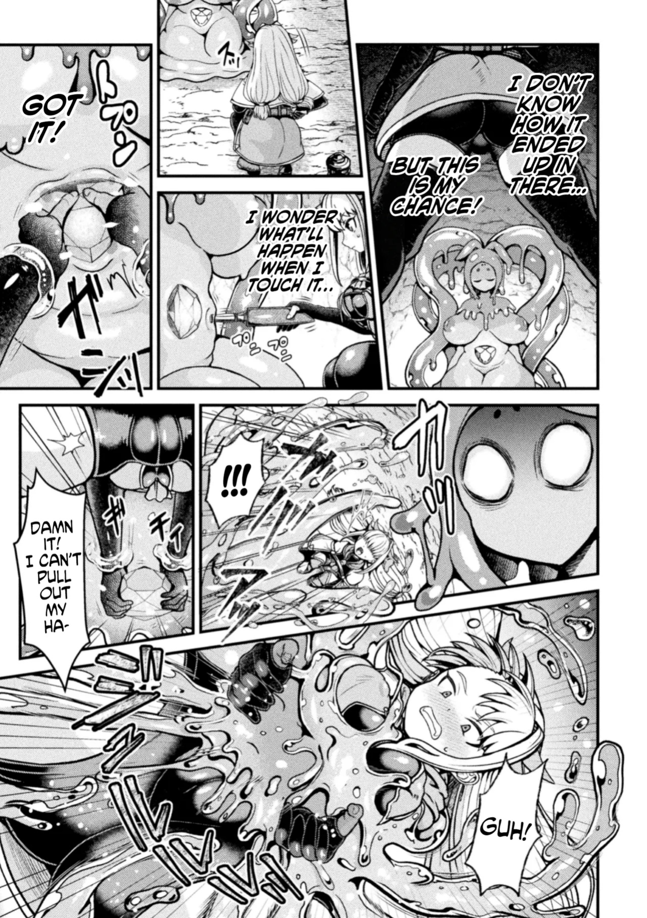 [Chifuyu Appleton] Jewelry Slime ni Miirareta Boukensha | An Adventurer Gets Wooed by a Jewel Slime (2D Comic Magazine Ishukan Yuri Ecchi Vol. 2) [Kinsei Translations]